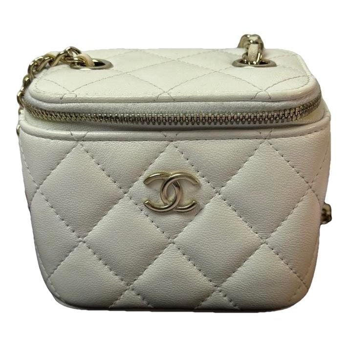 Trendy CC Vanity leather handbag