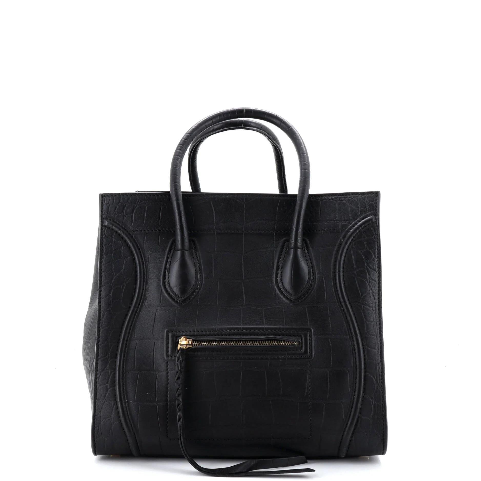 Leather tote