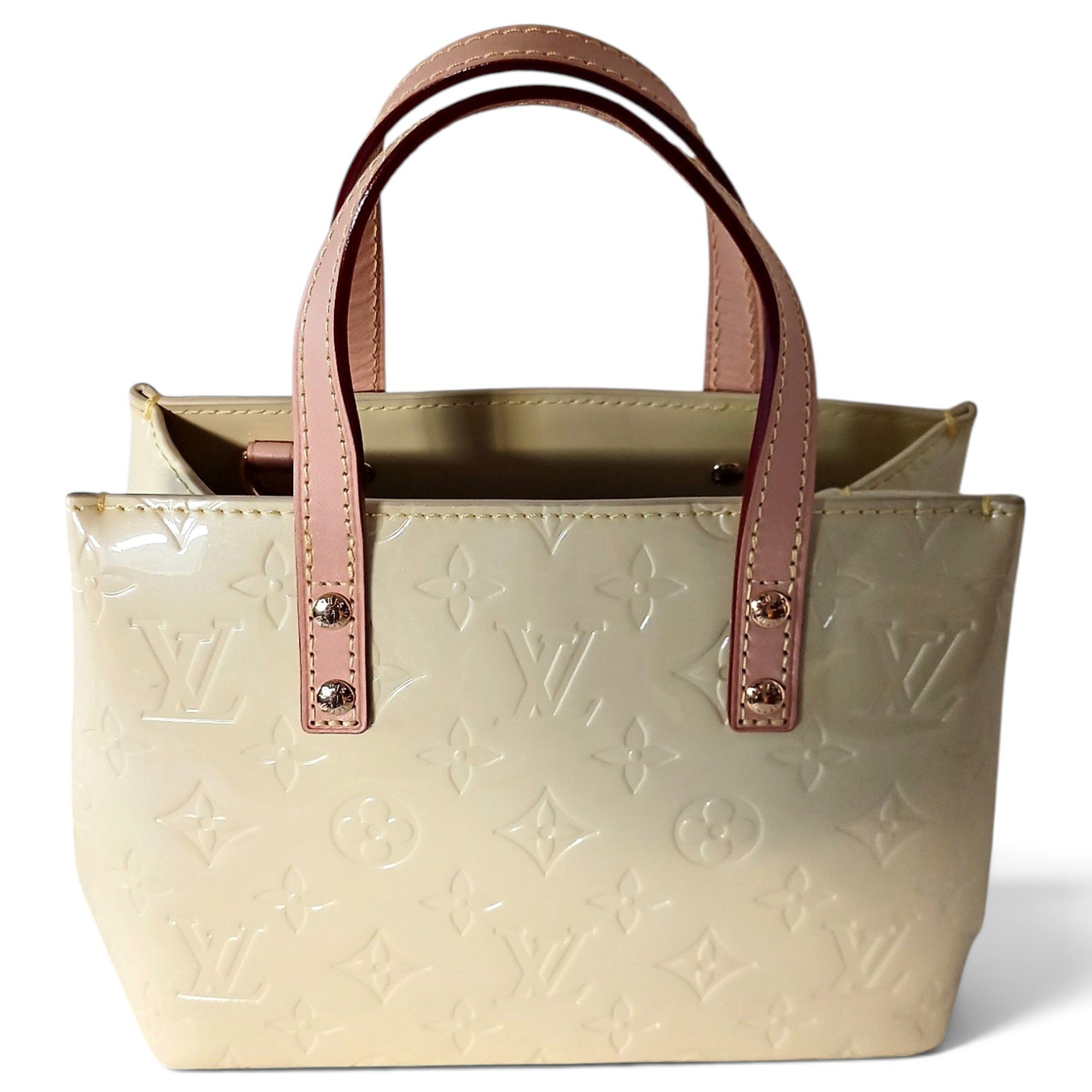 Reade patent leather tote