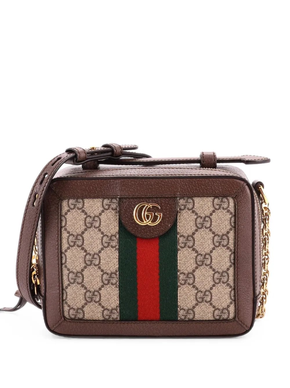 Ophidia Zip Around Camera Bag GG Coated Canvas Mini shoulder bag