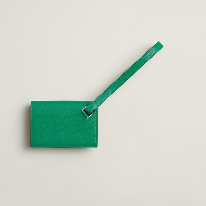 Menthe Kelly Pocket Slim Wallet