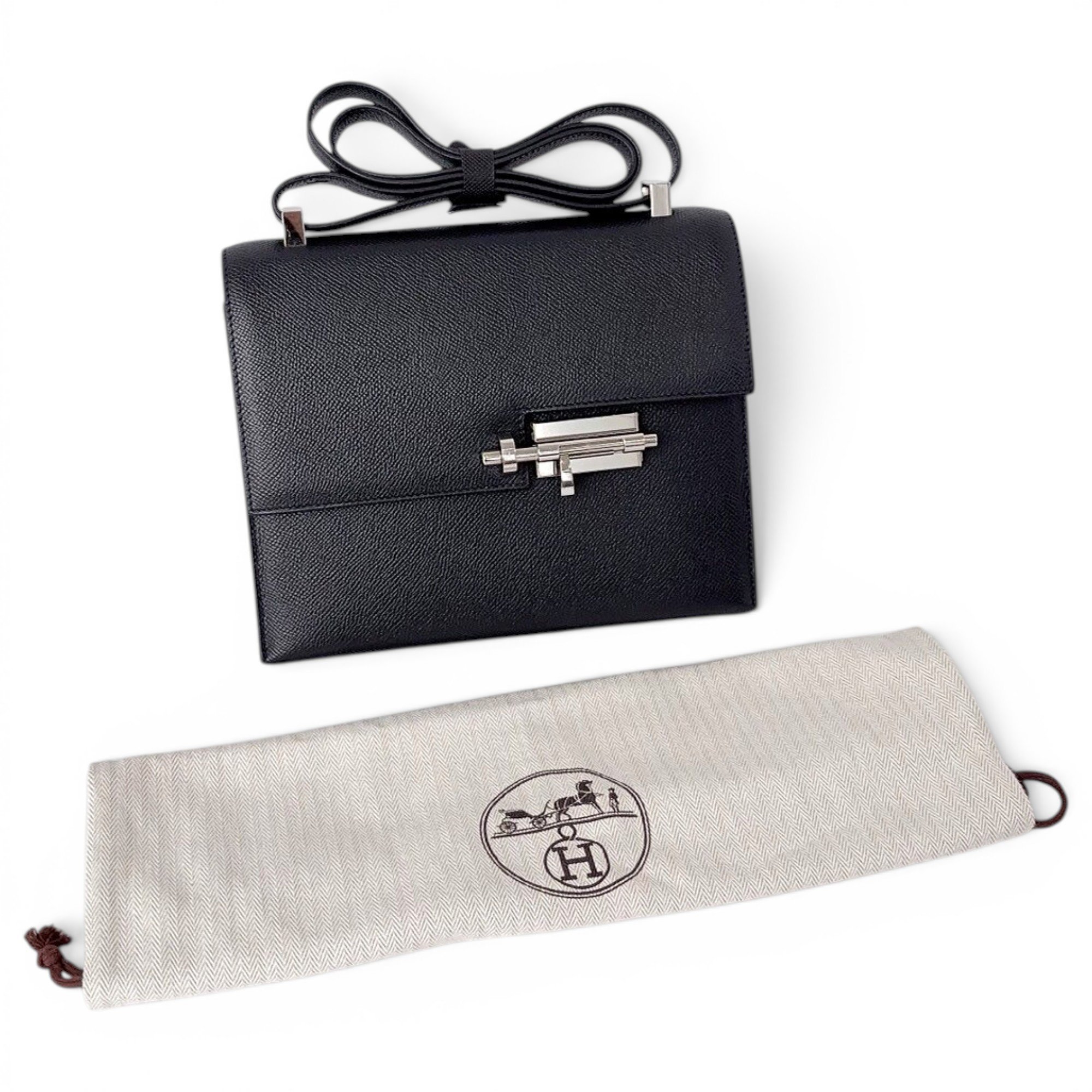Verrou leather handbag