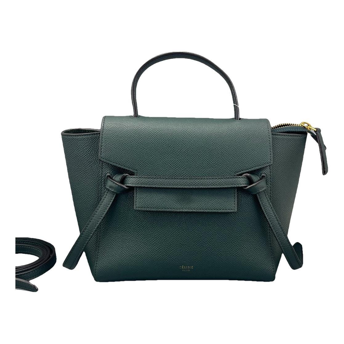 Belt leather handbag