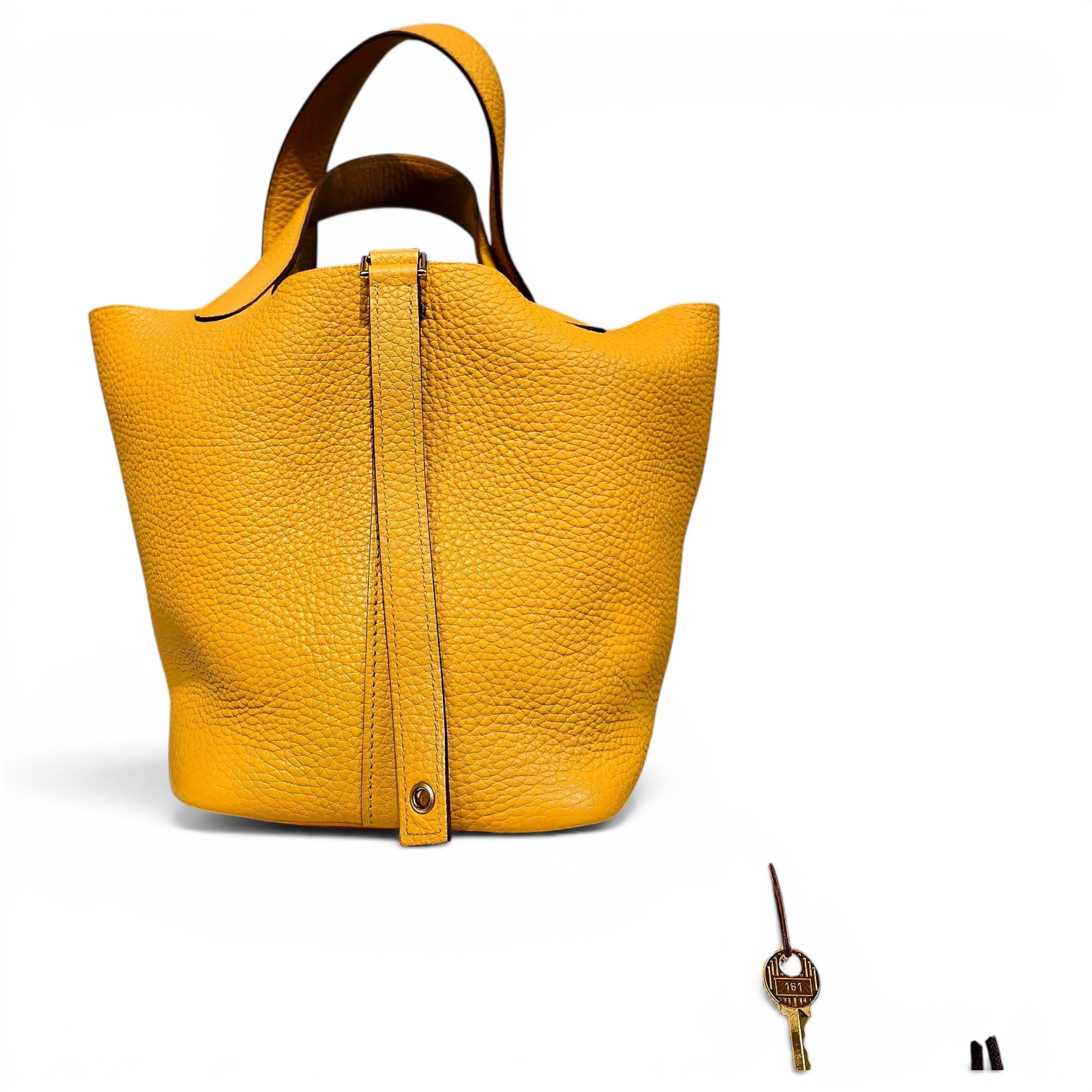 Picotin leather handbag