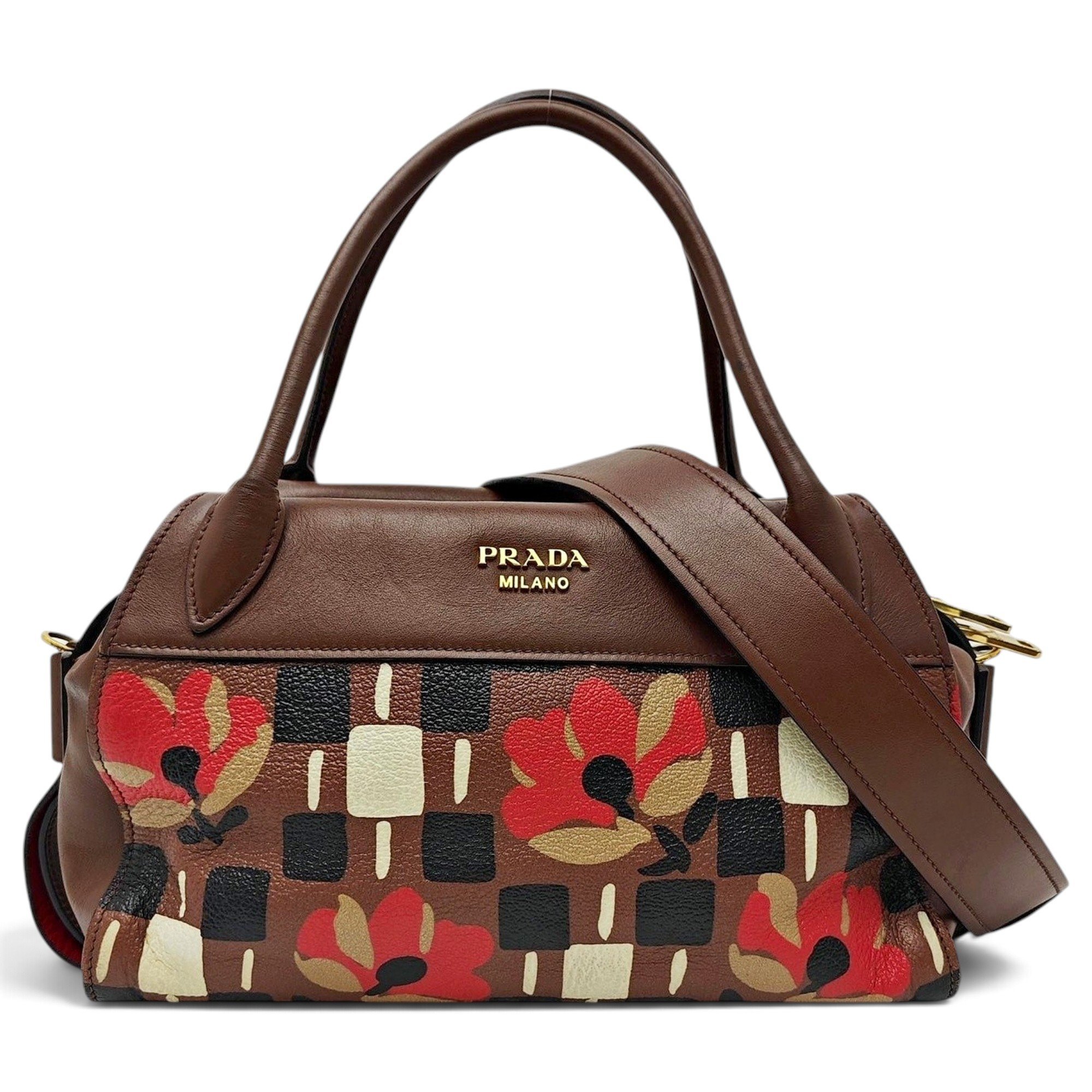 Leather handbag