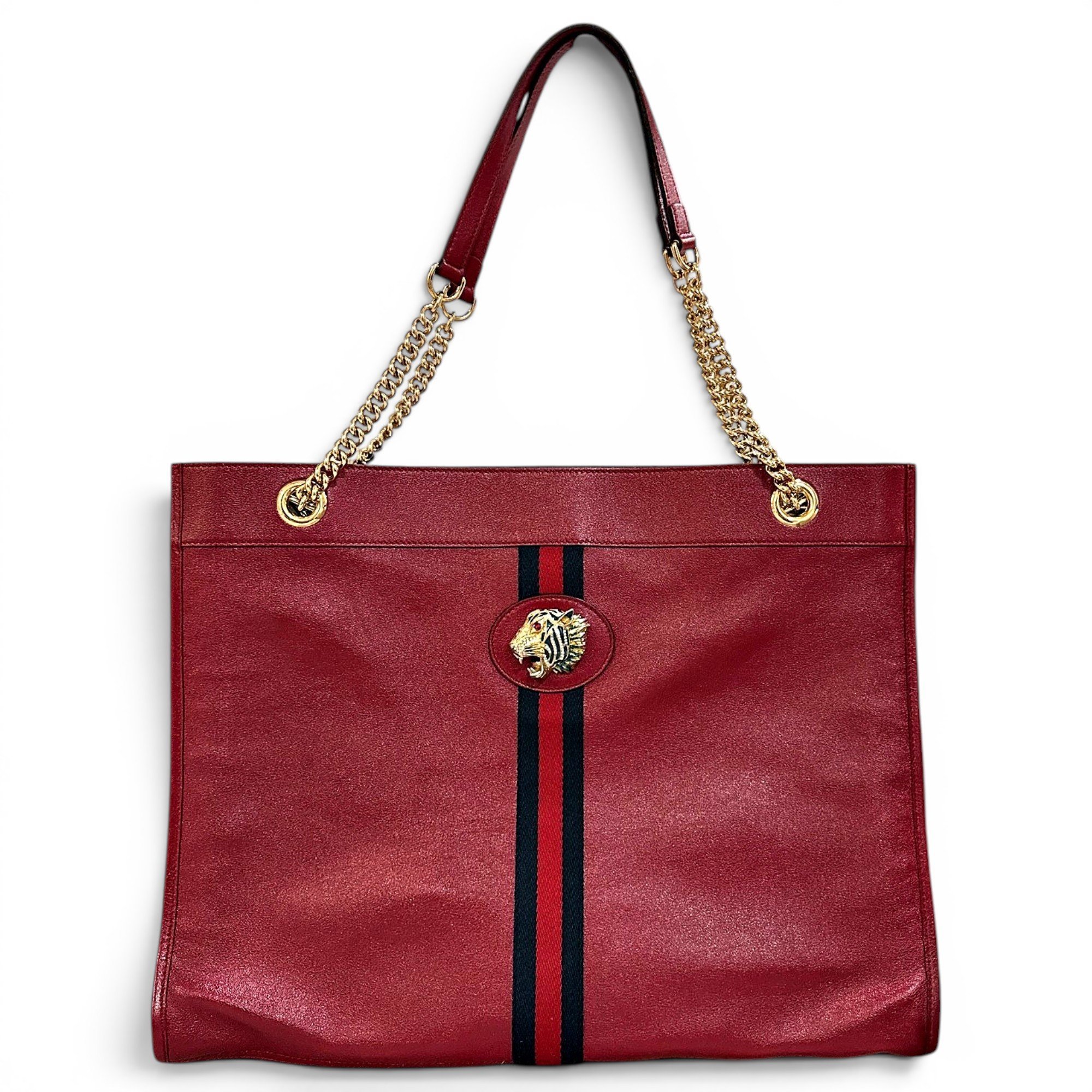 Leather tote