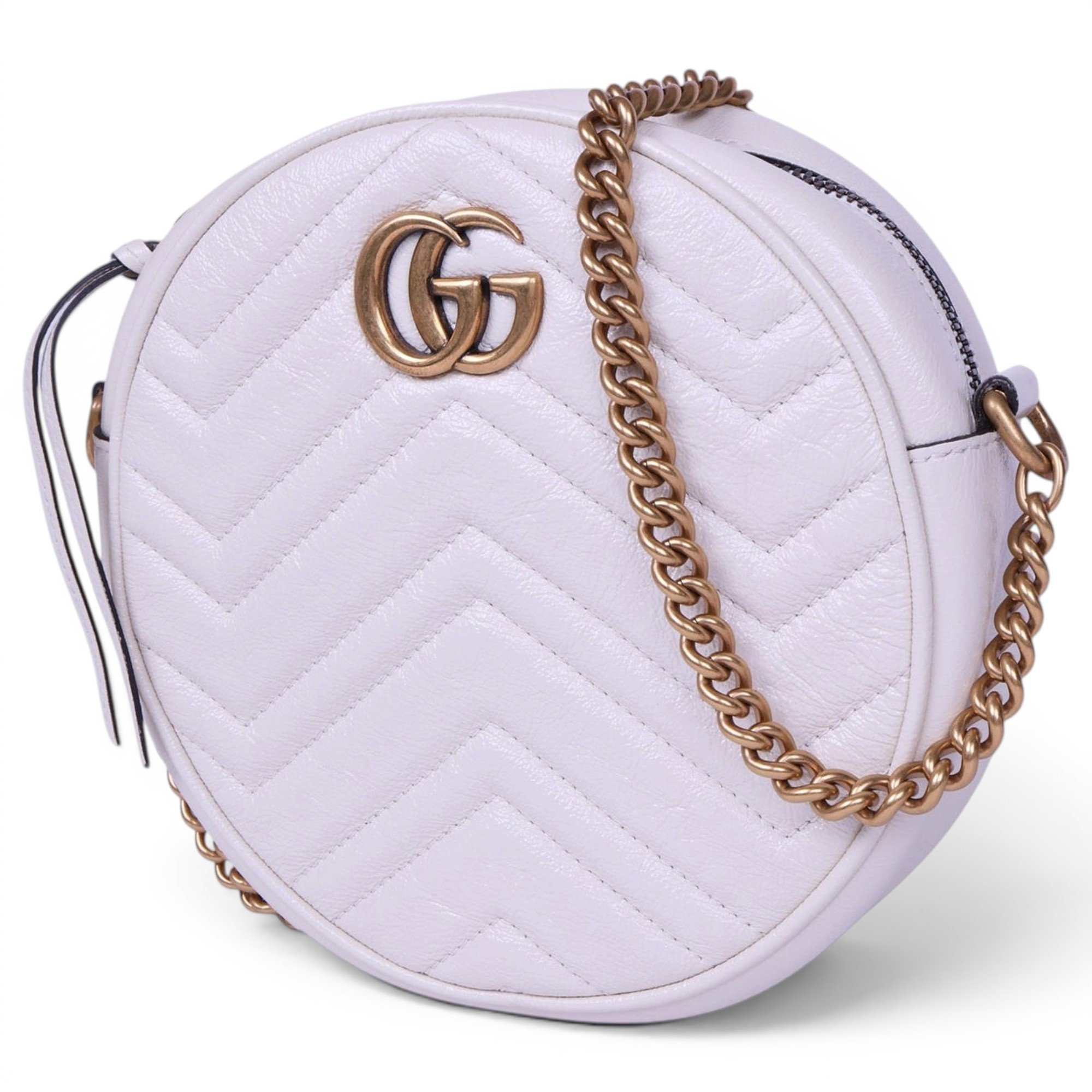 GG Marmont Round leather handbag