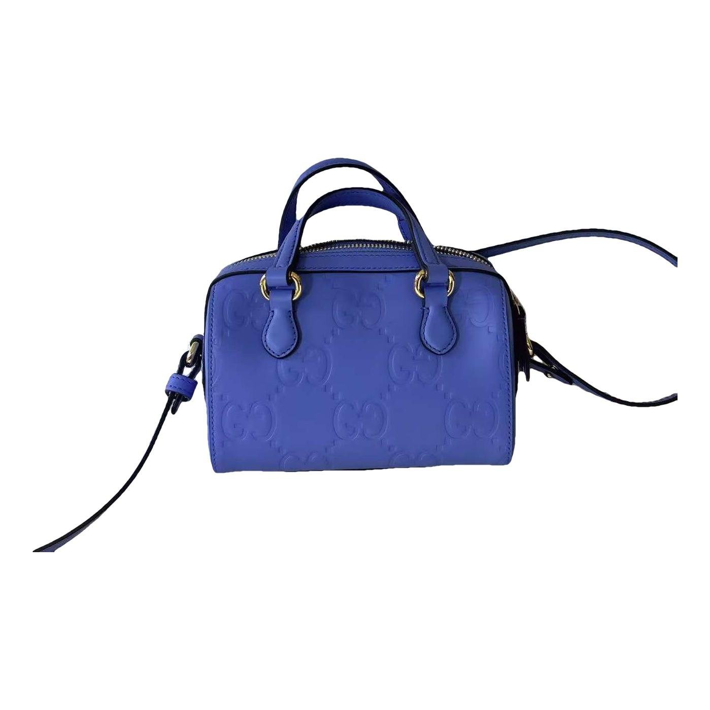 Boston leather handbag