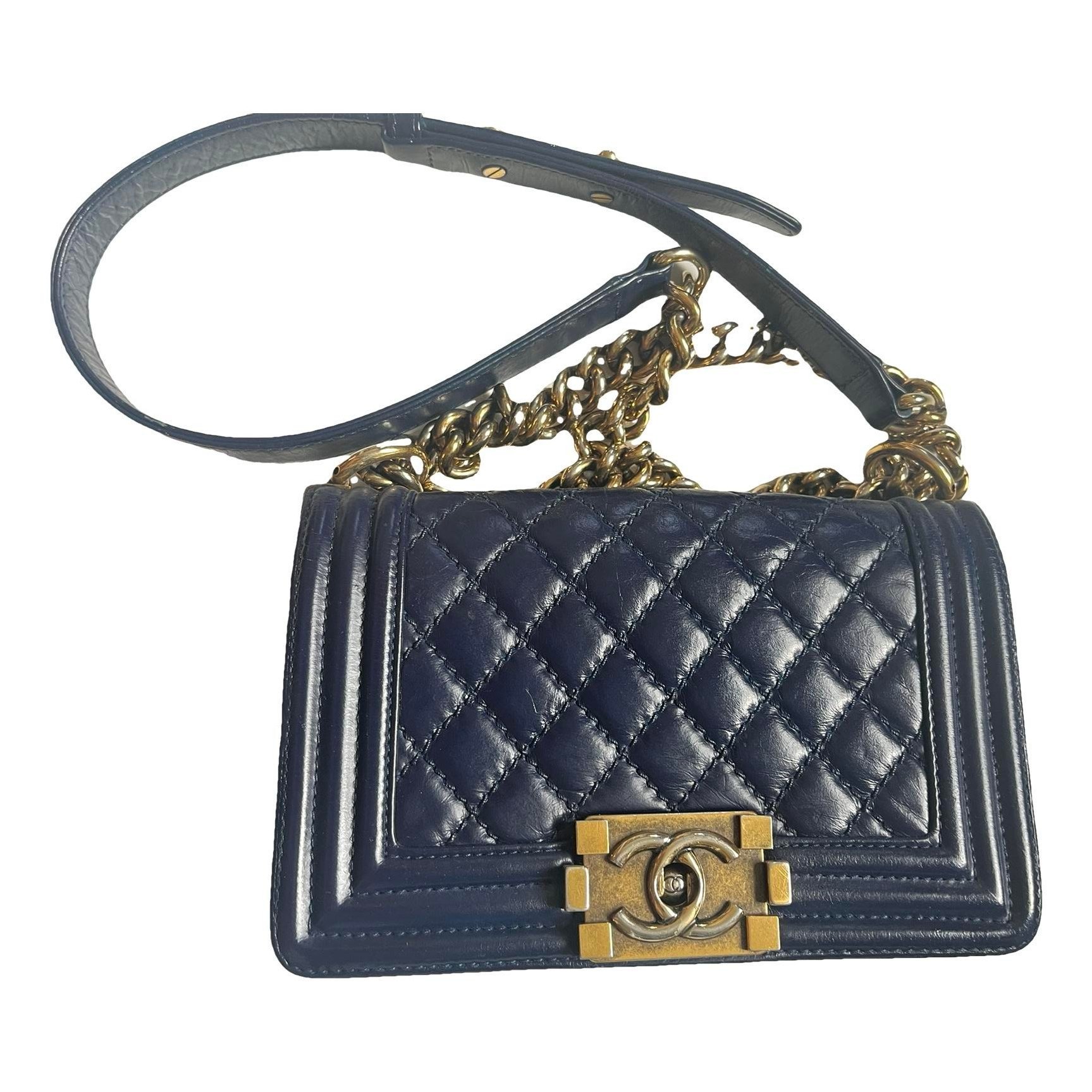 Boy leather crossbody bag
