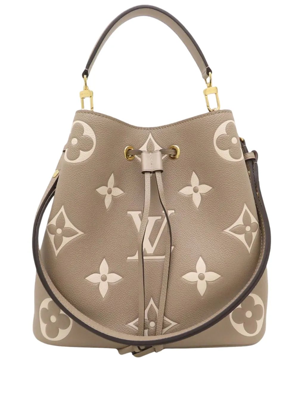 2021-2026 Monogram Giant Bicolor Empreinte Neonoe MM bucket bag