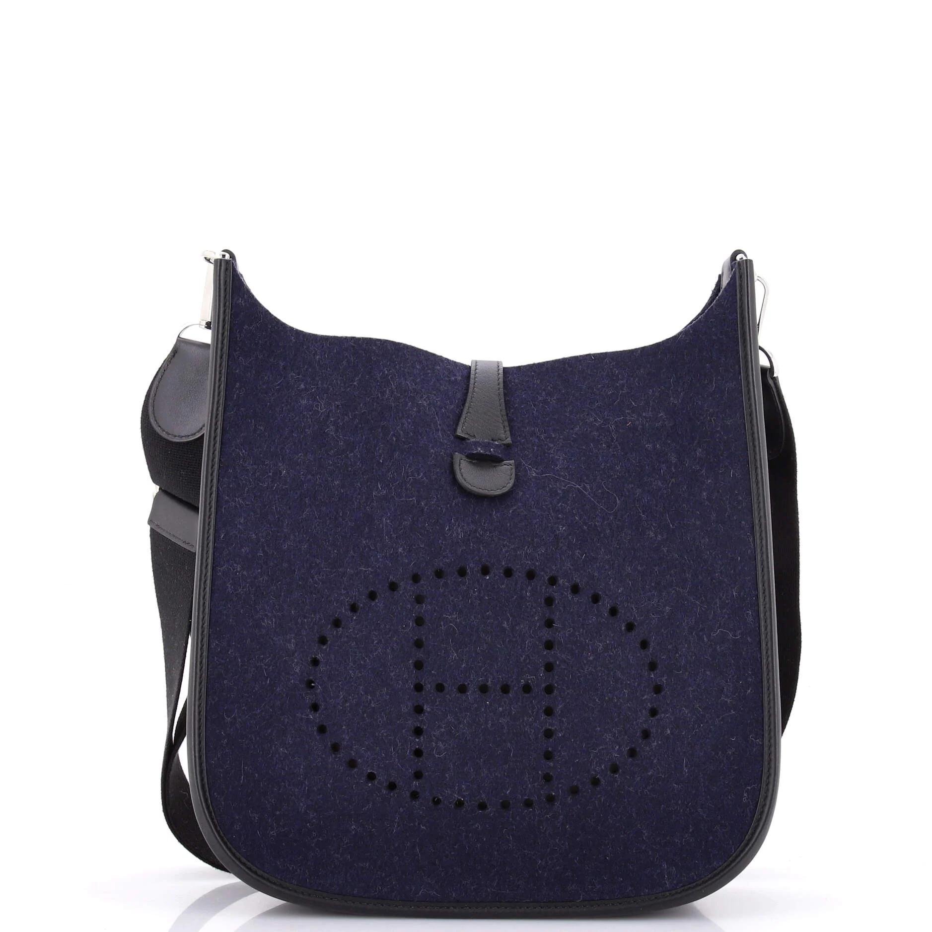 Hermes Evelyne wool handbag
