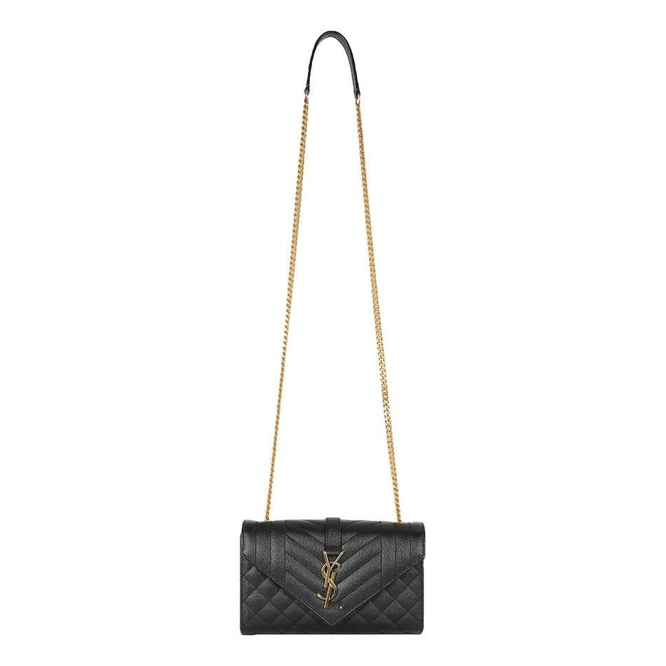Envelope leather crossbody bag