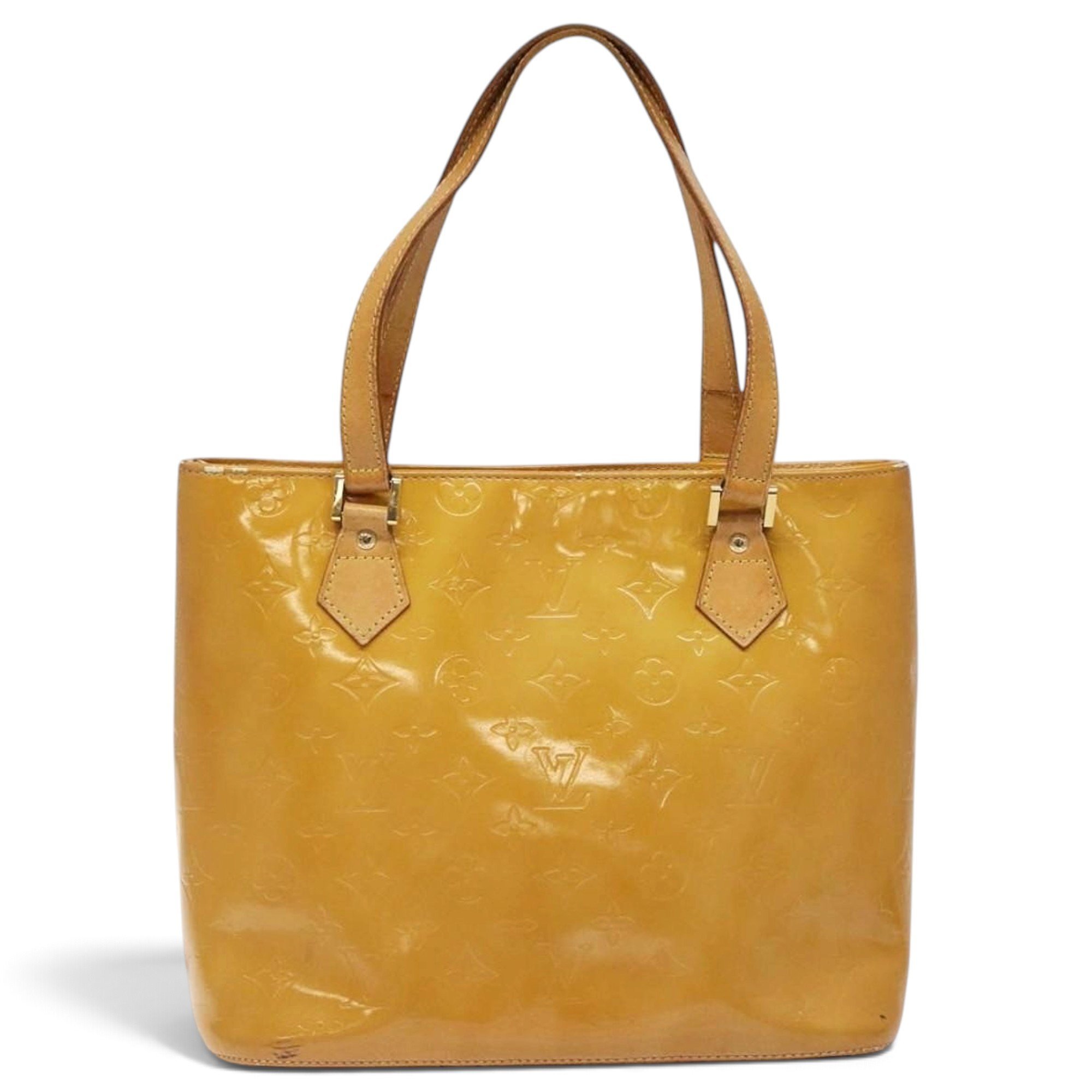 Houston patent leather handbag