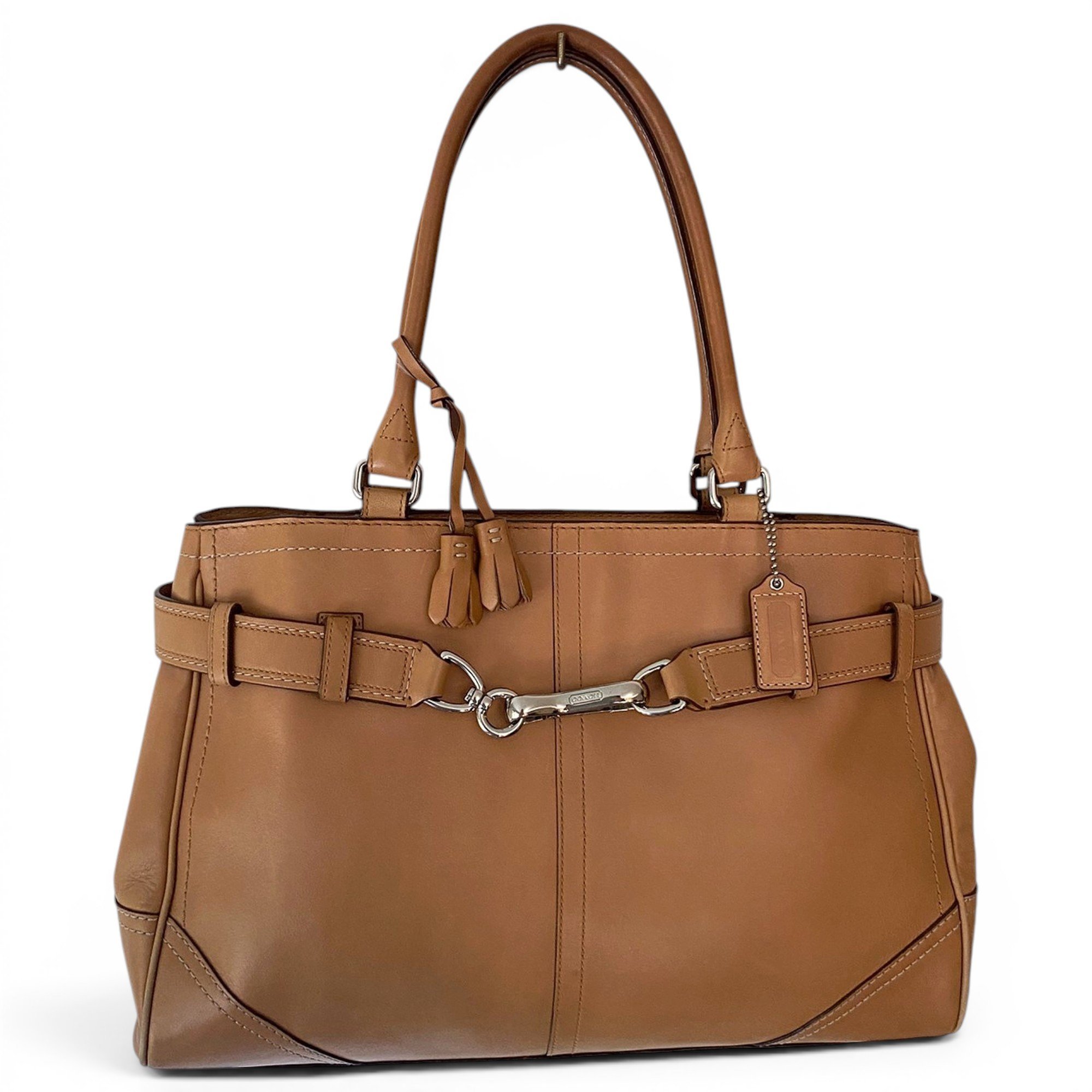 Signature Sufflette leather handbag