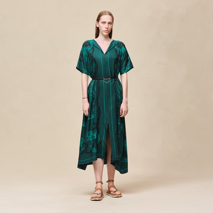 Vert Pin "Ferronnerie Remix" Caftan