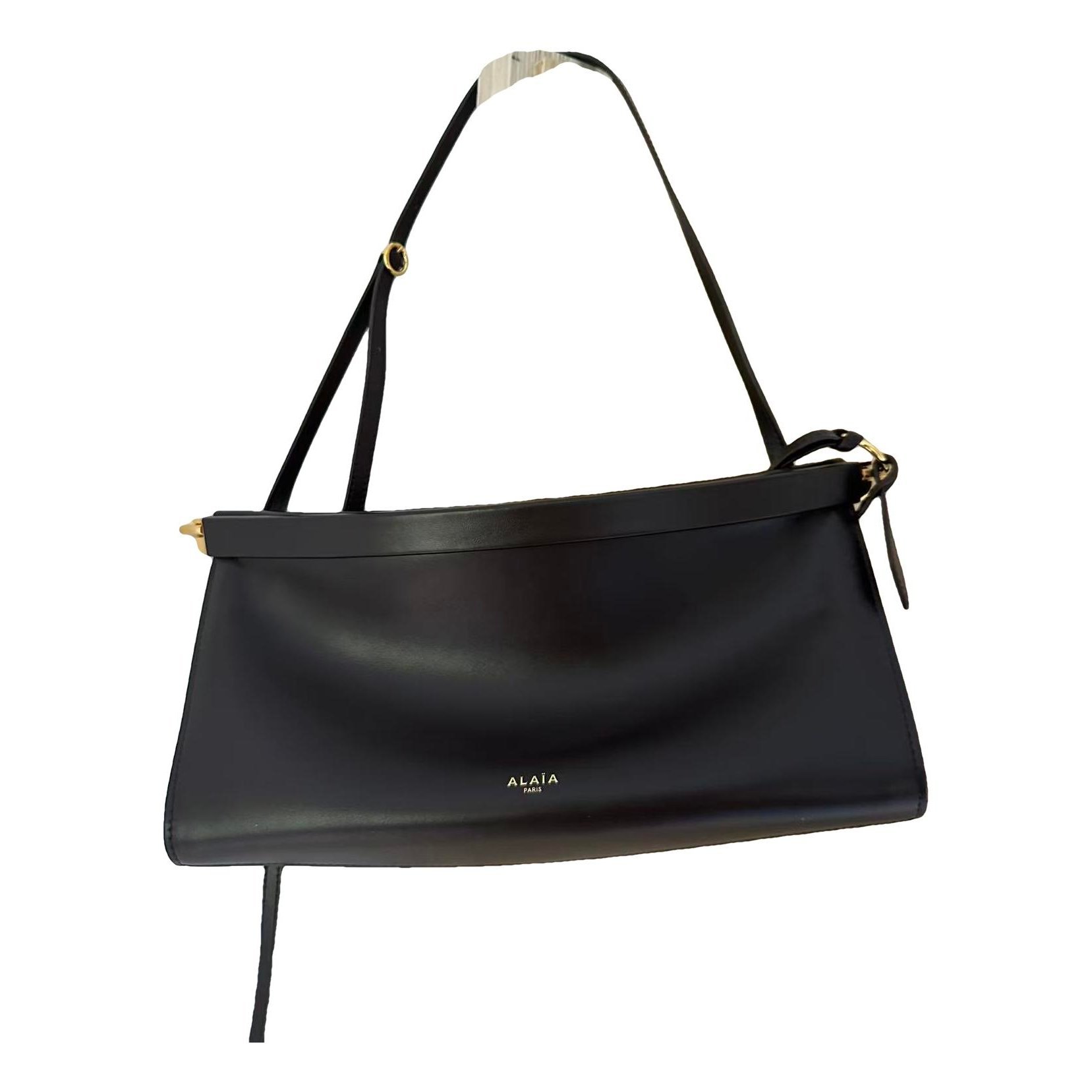 Le Click East West leather handbag