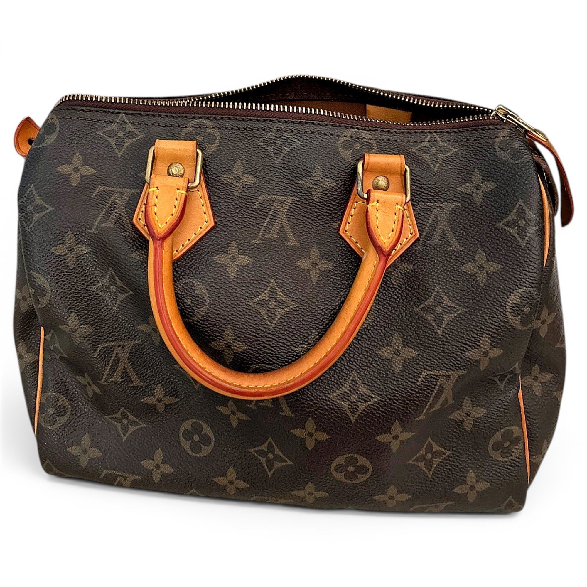 Speedy leather handbag
