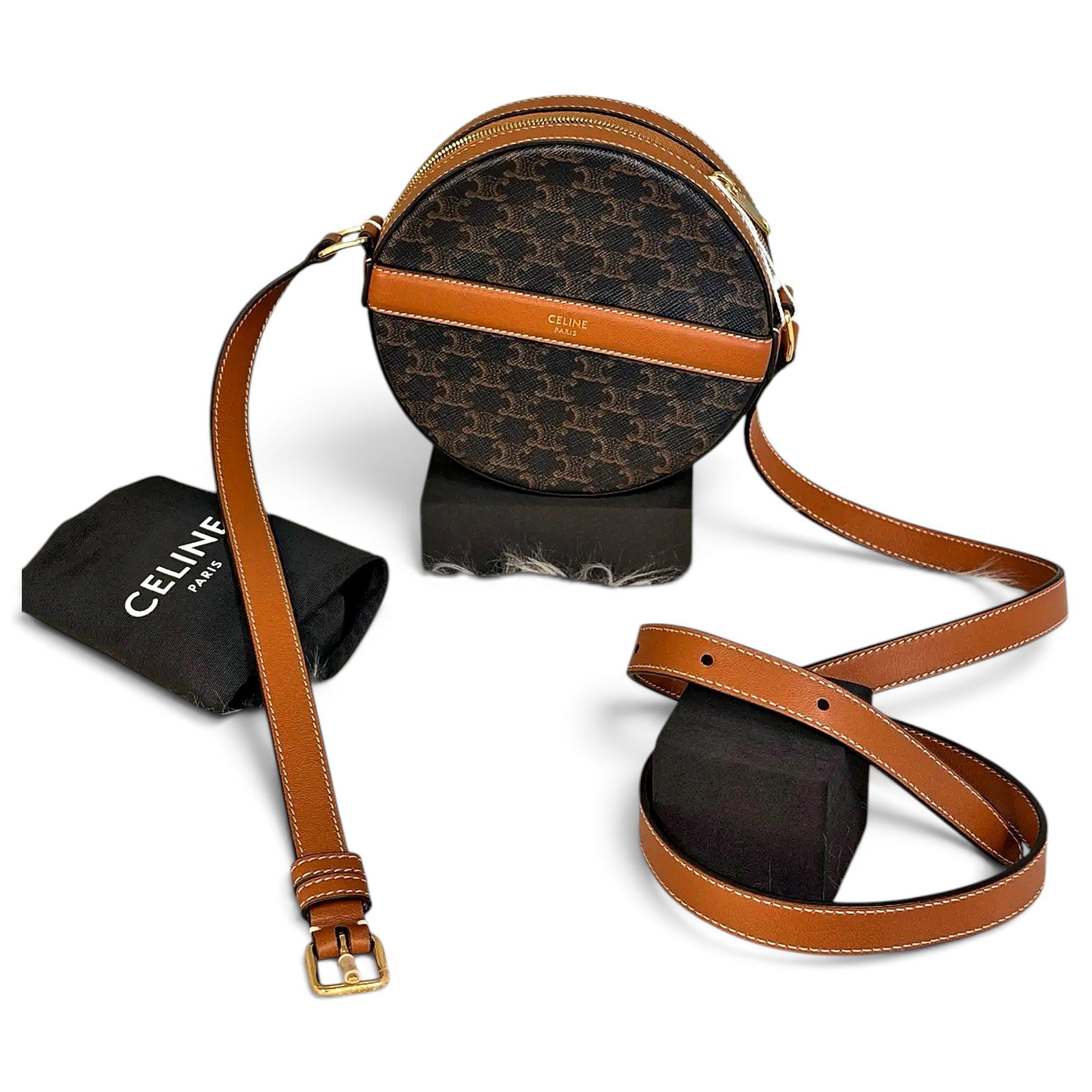 Vinyl handbag