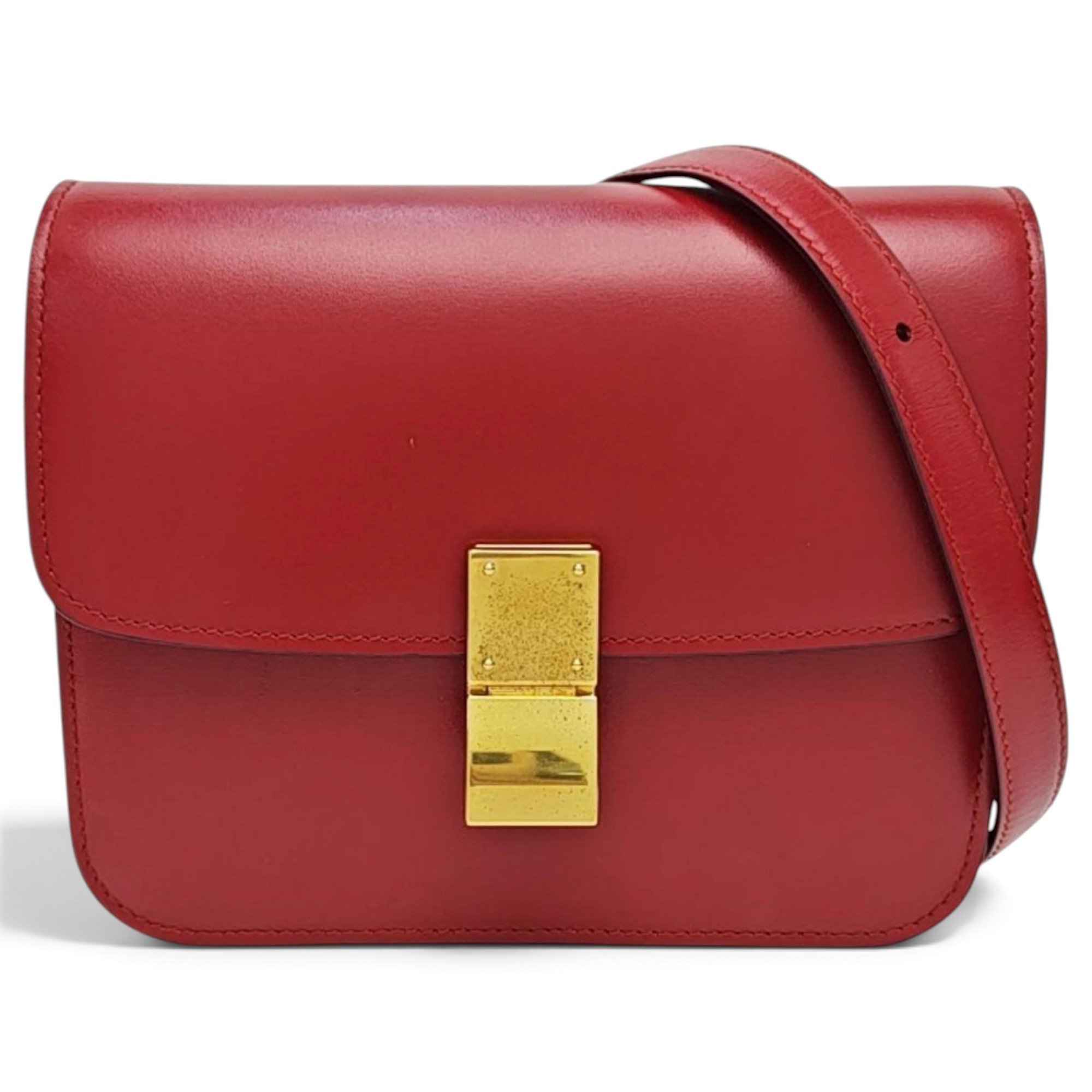Classic leather handbag