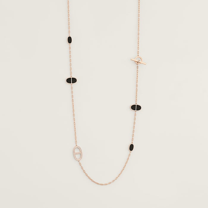 Sans Coloris Chaine d'Ancre Verso Long Necklace, Small Model