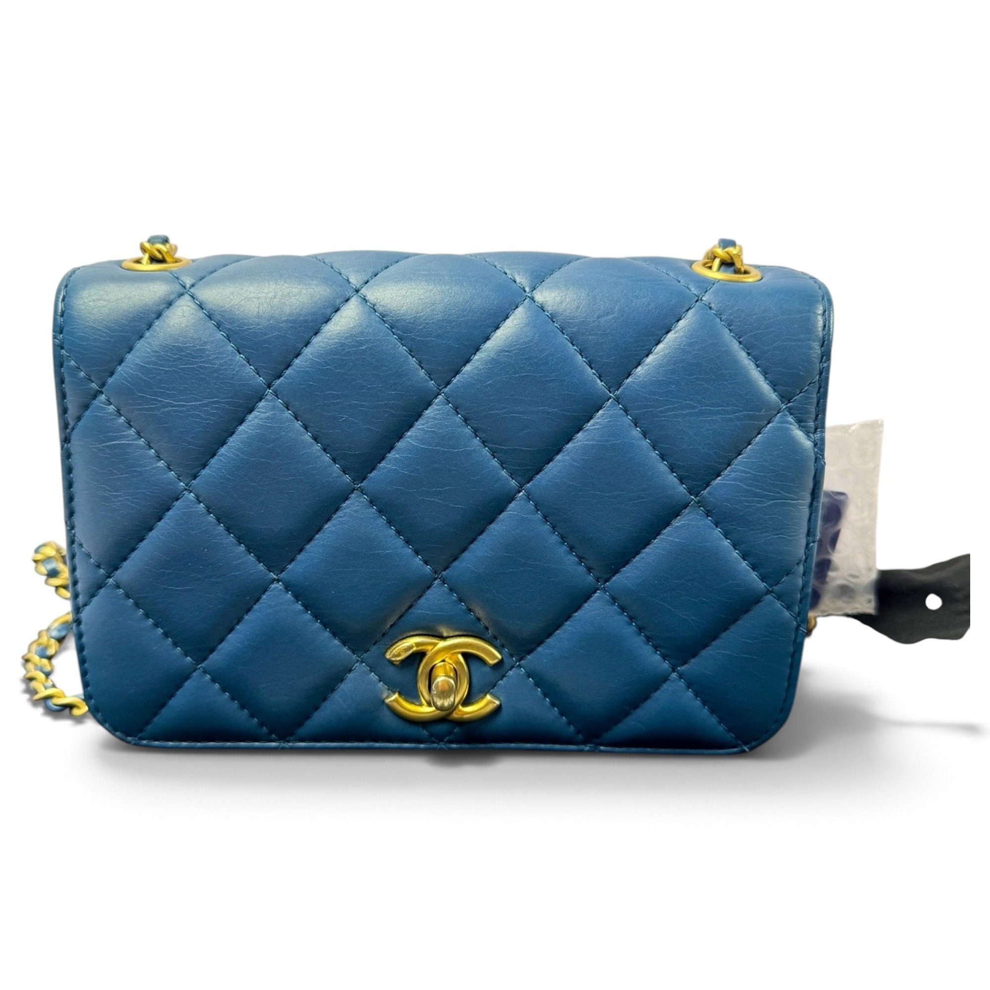 Statement leather handbag