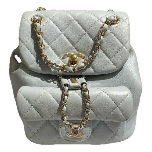 Leather backpack