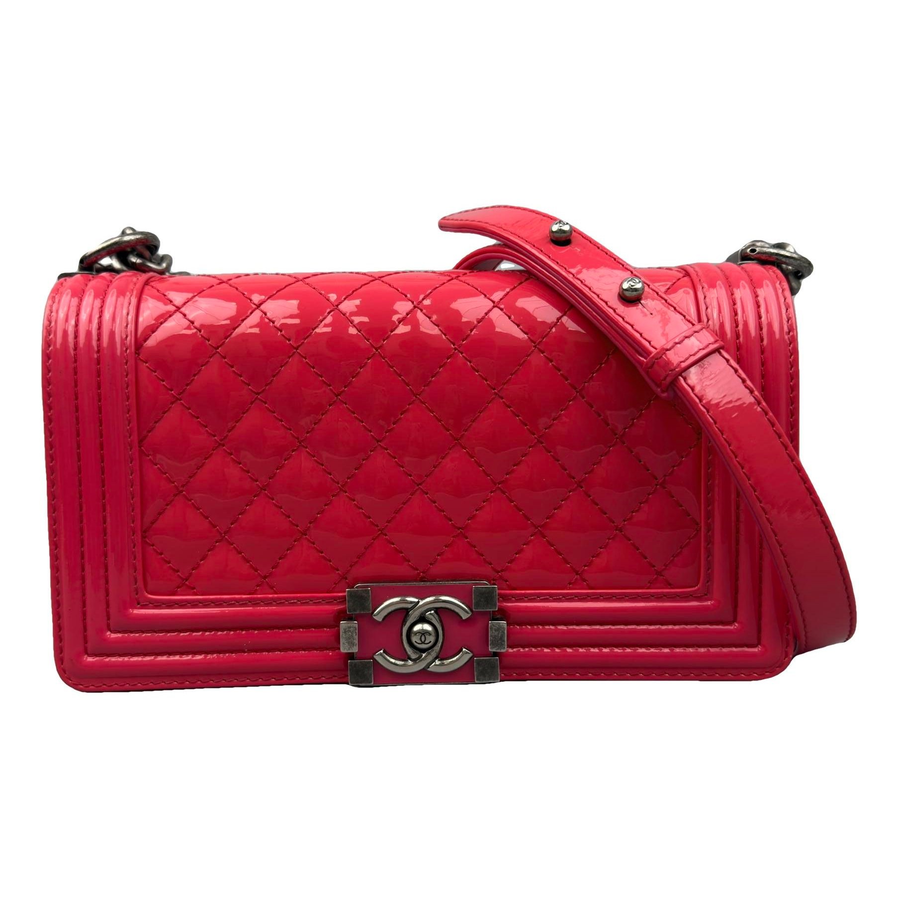 Boy patent leather handbag