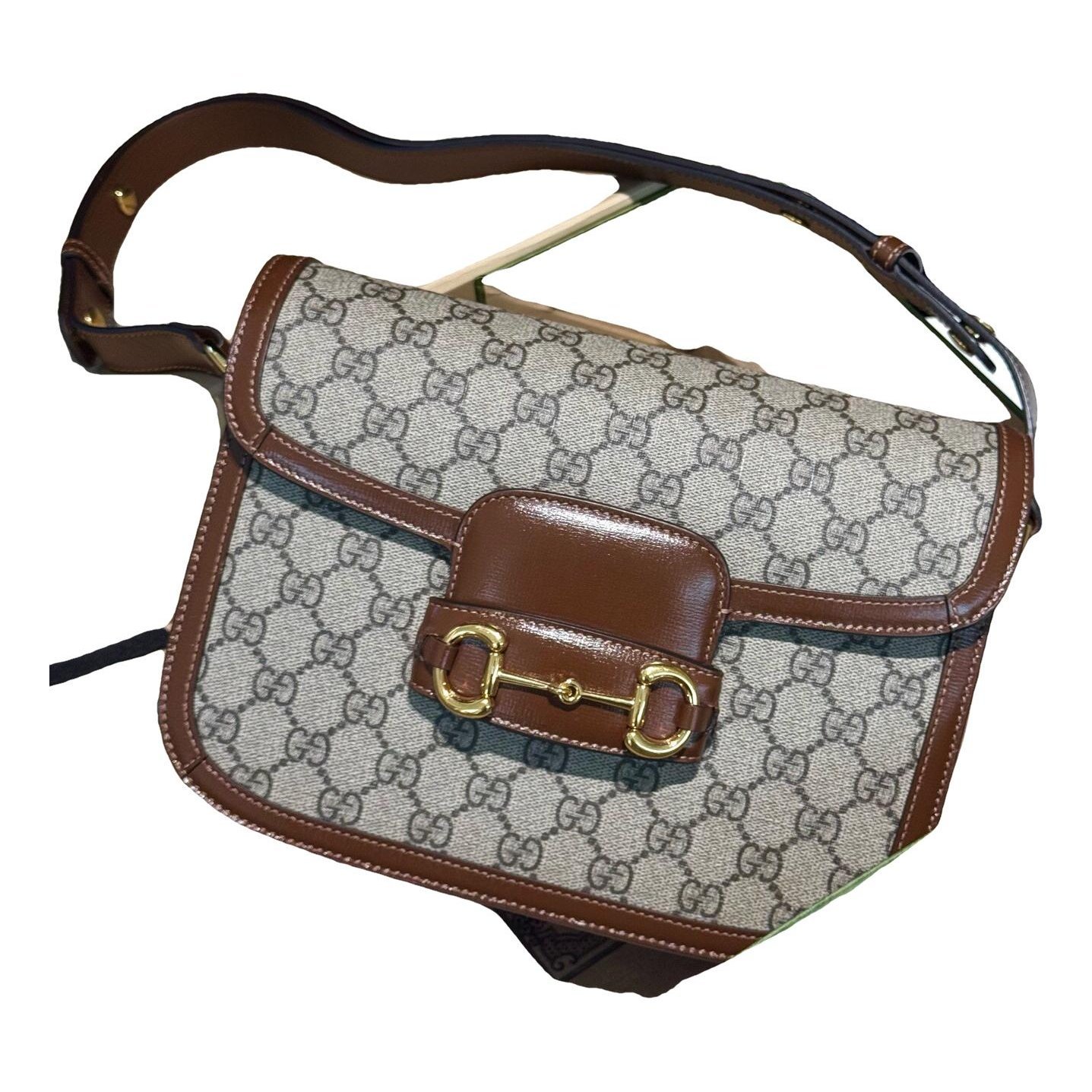 Leather handbag