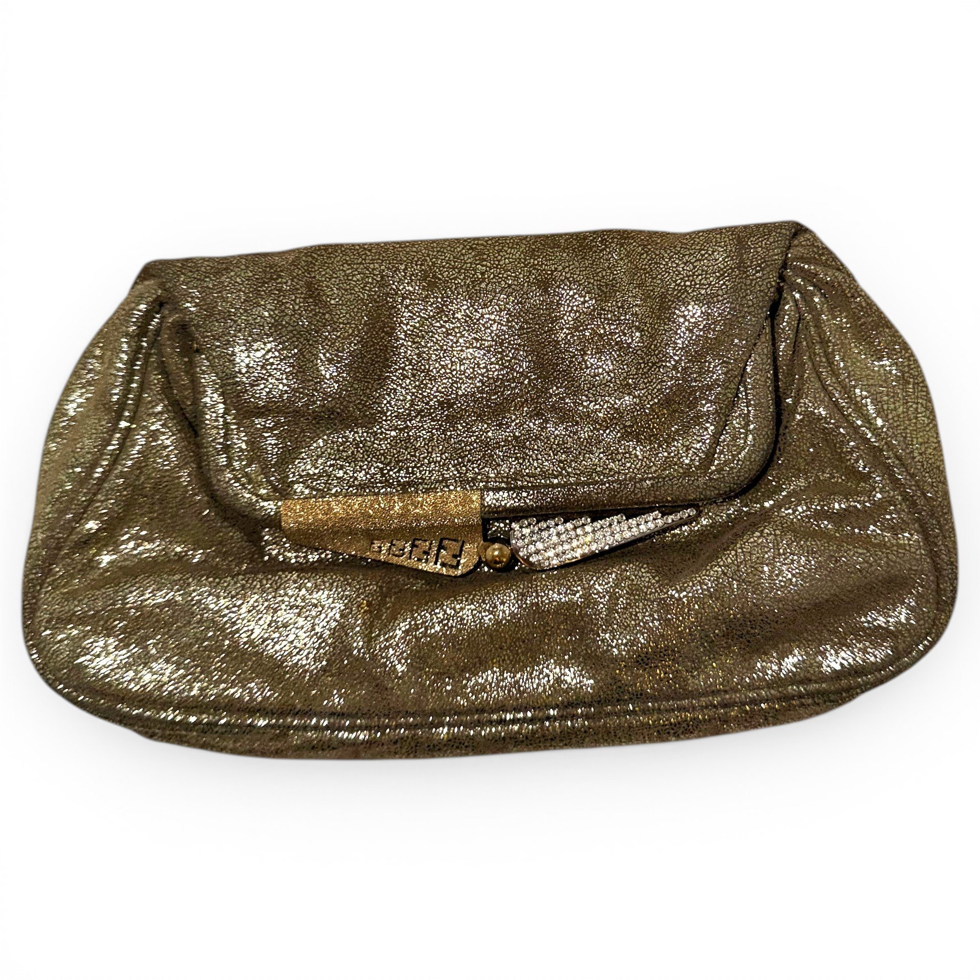 Glitter clutch bag