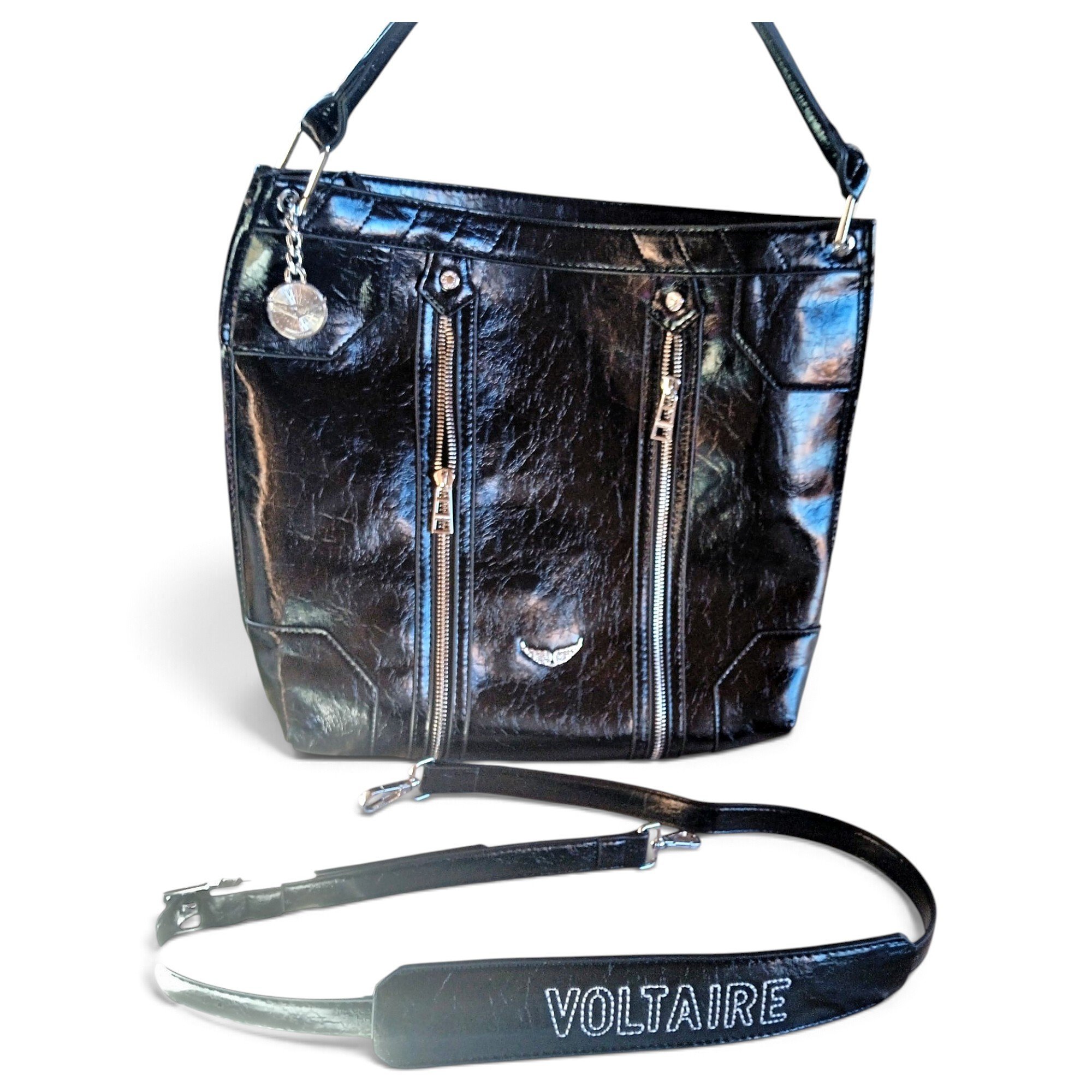 Sunny patent leather handbag