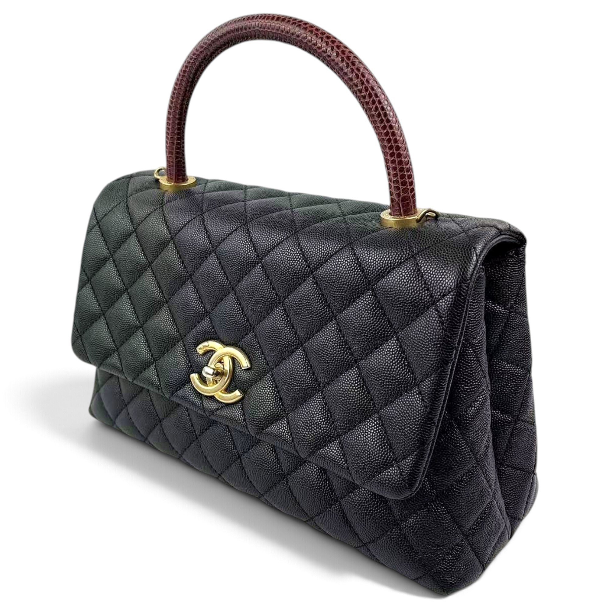 Coco Handle leather handbag