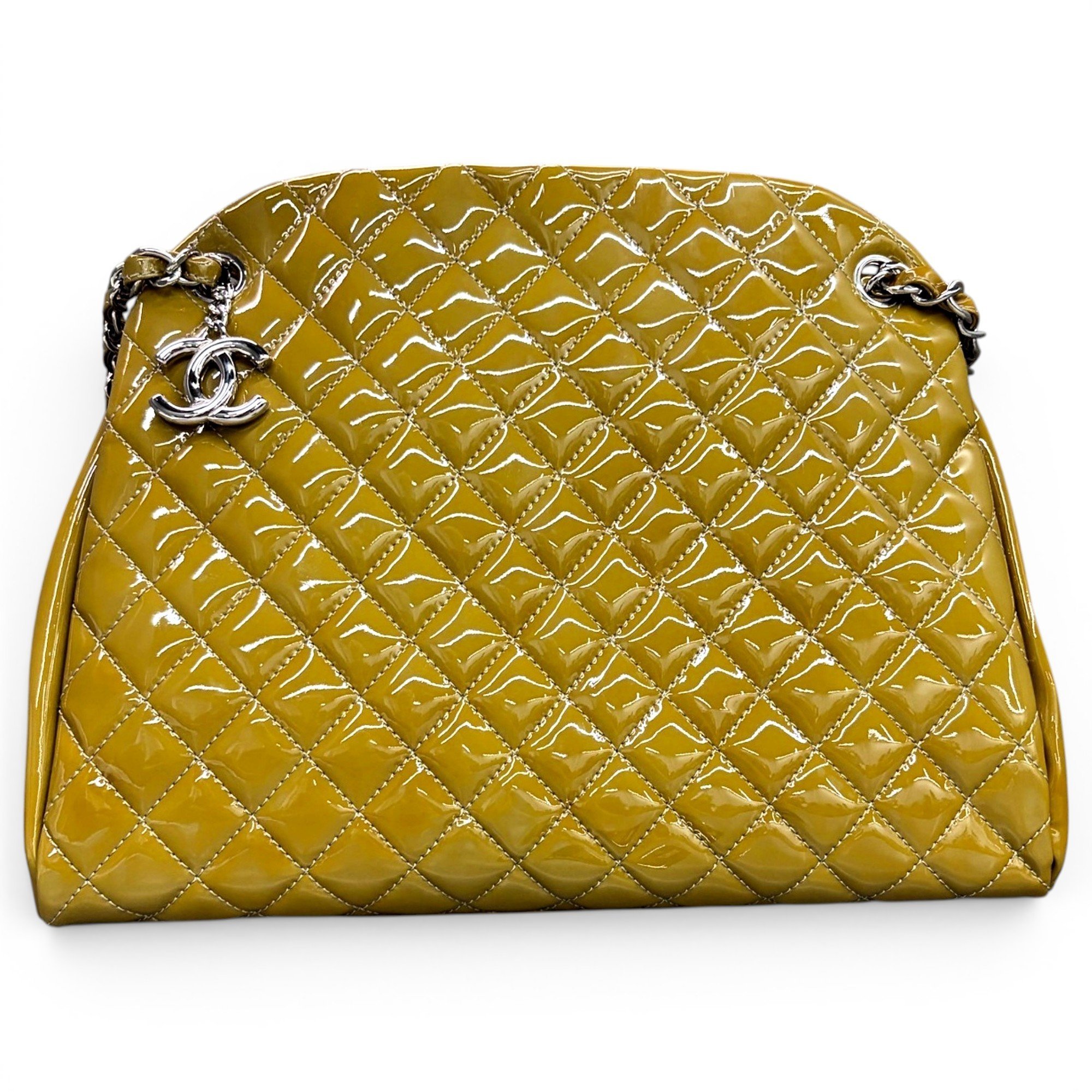 Mademoiselle patent leather crossbody bag
