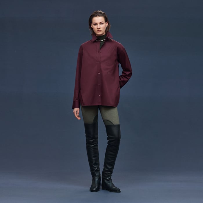 Rouge Bordeaux Masculine Shirt
