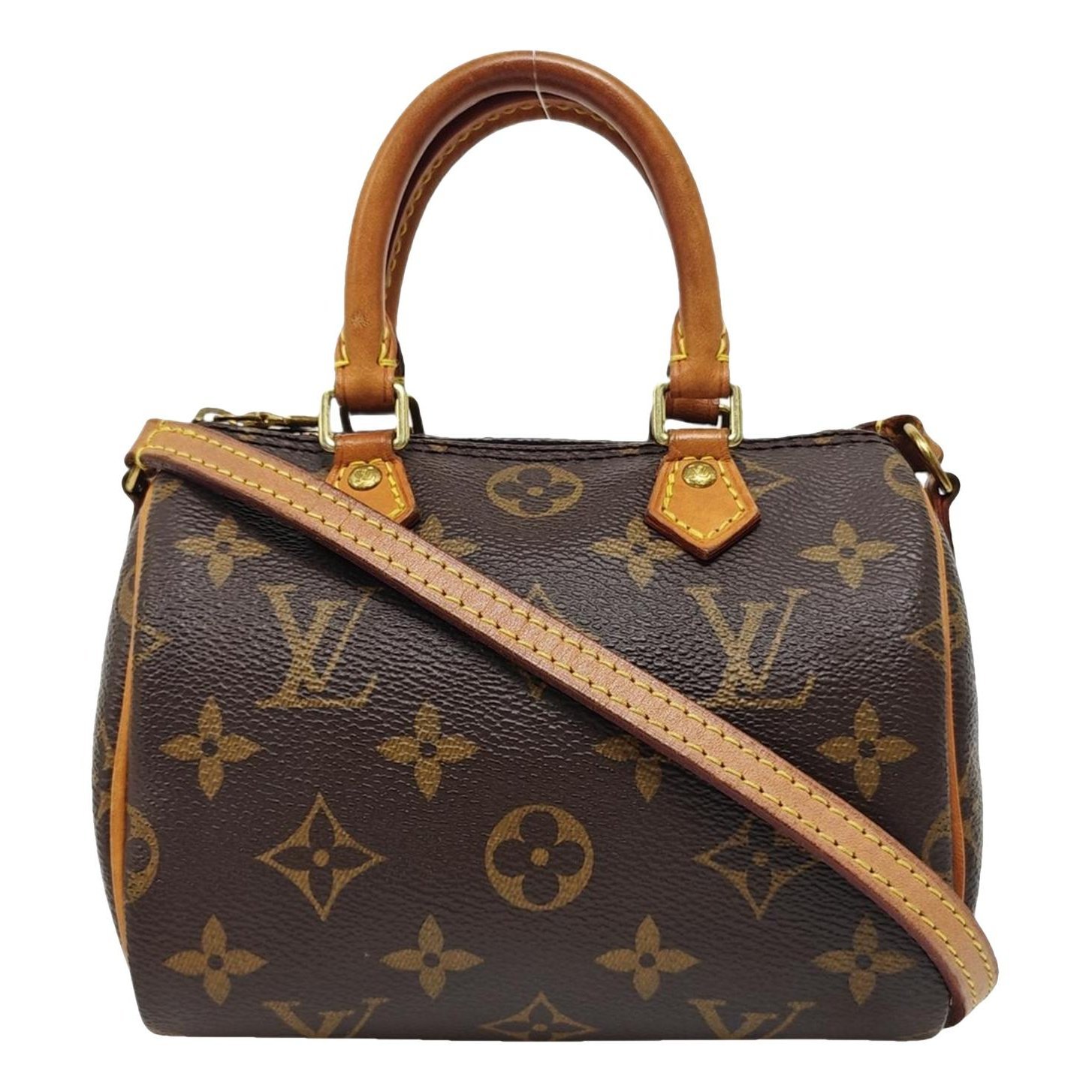 Nano Speedy / Mini HL leather handbag