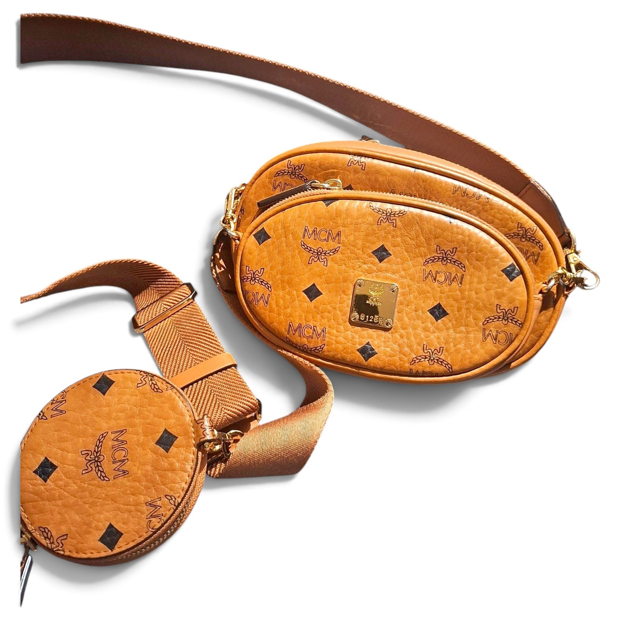 MCM Leather clutch bag