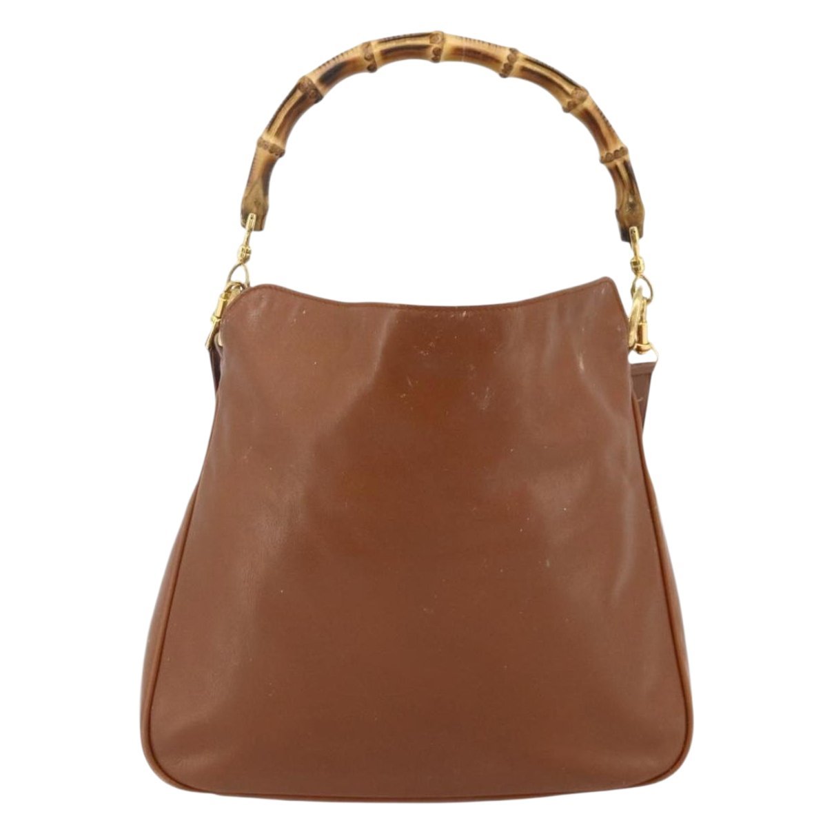 Bamboo leather handbag