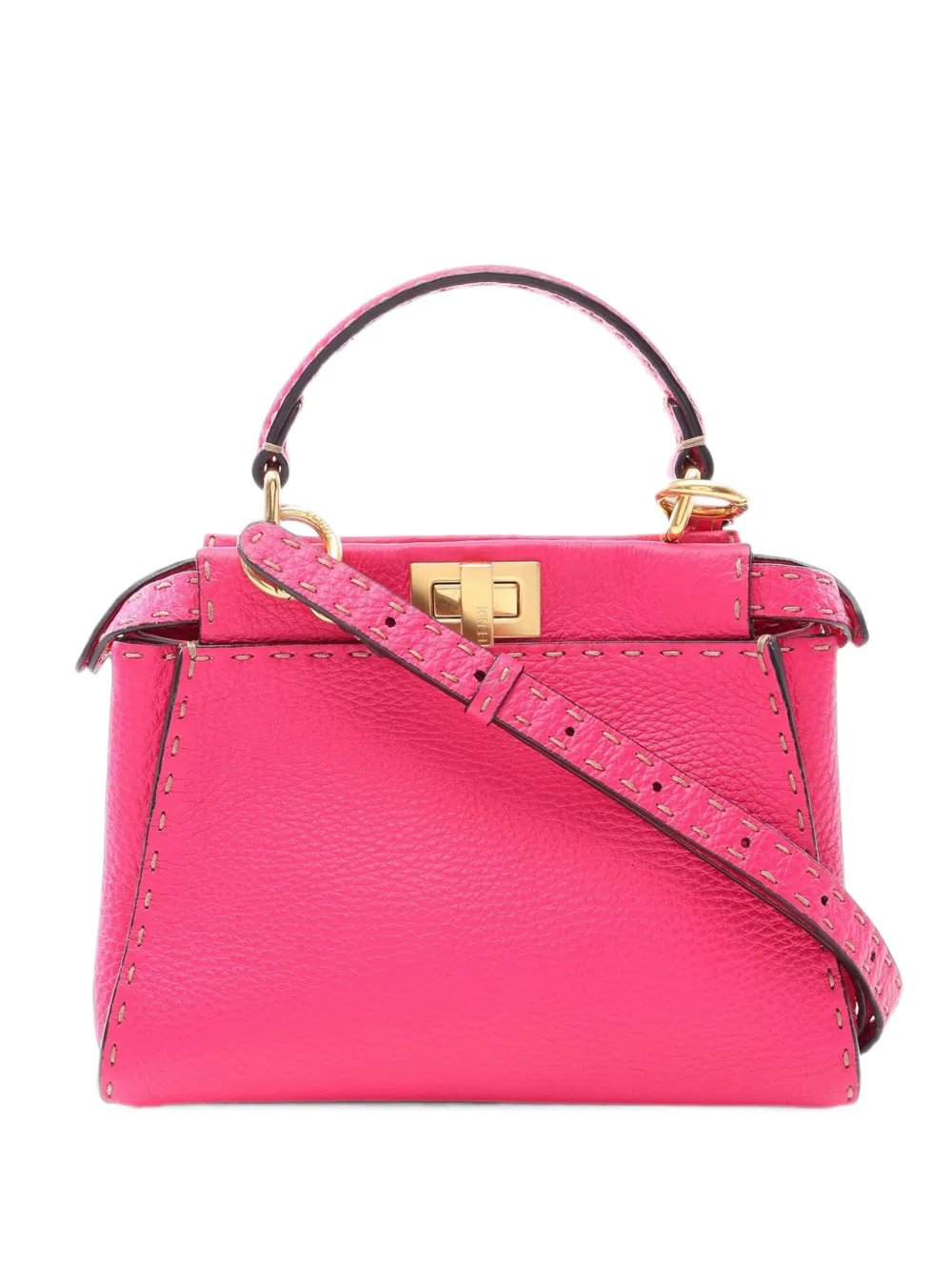 2000-2010 Mini Leather Selleria Peekaboo Iconic satchel