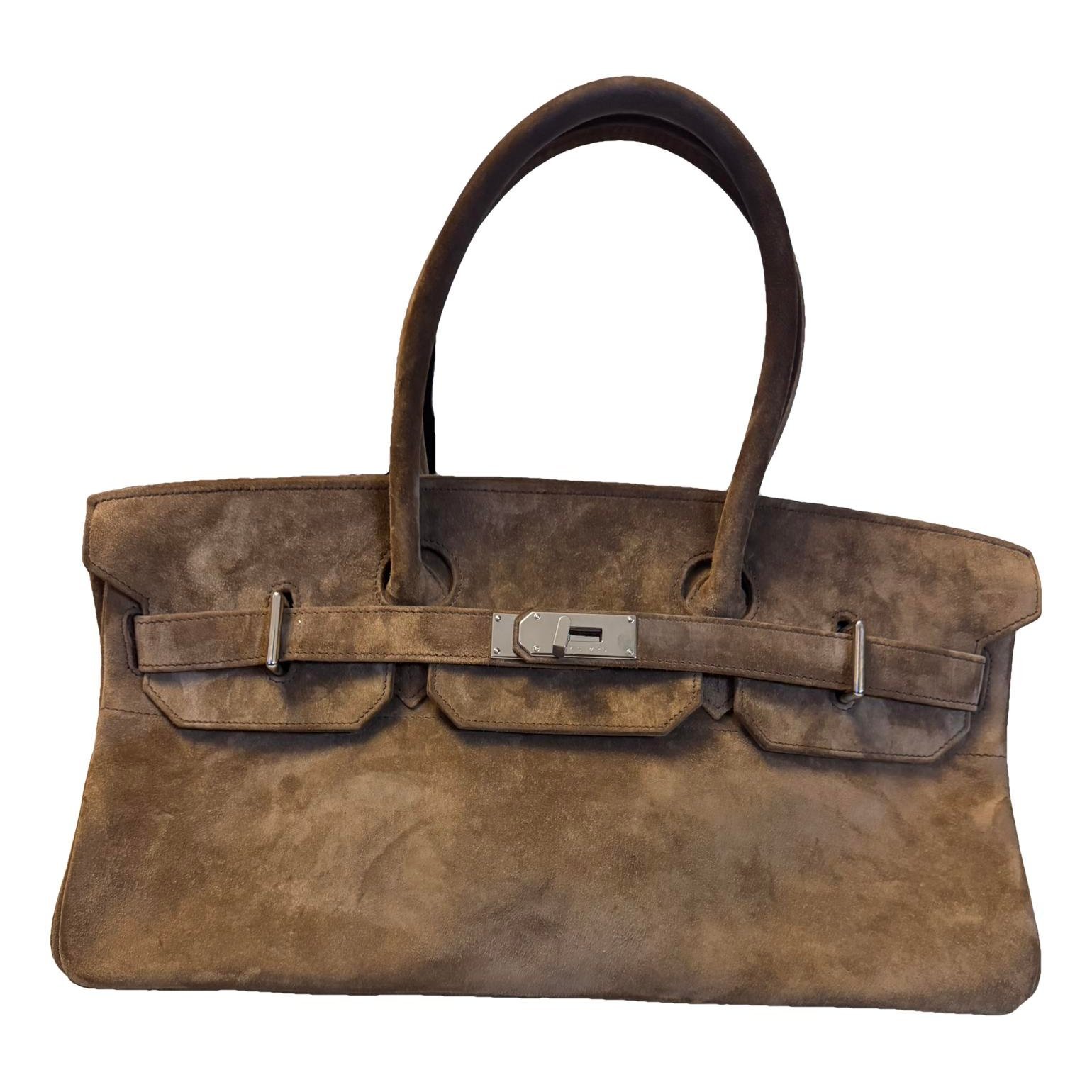 Hermes Birkin Handbag Toile Jean 2007