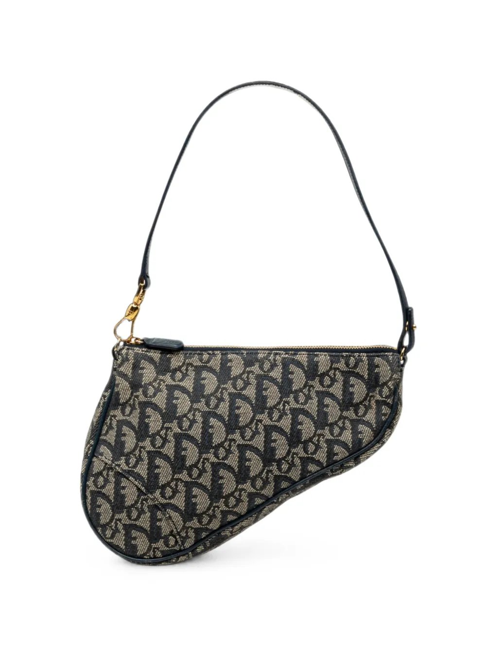 2001 Mini Diorissimo Canvas Saddle Pochette shoulder bag