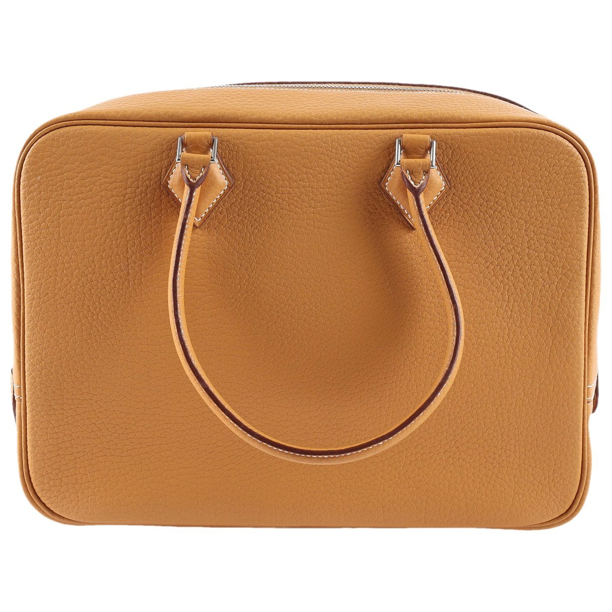 Hermes Plume Handbag Gold Togo Leather 2007