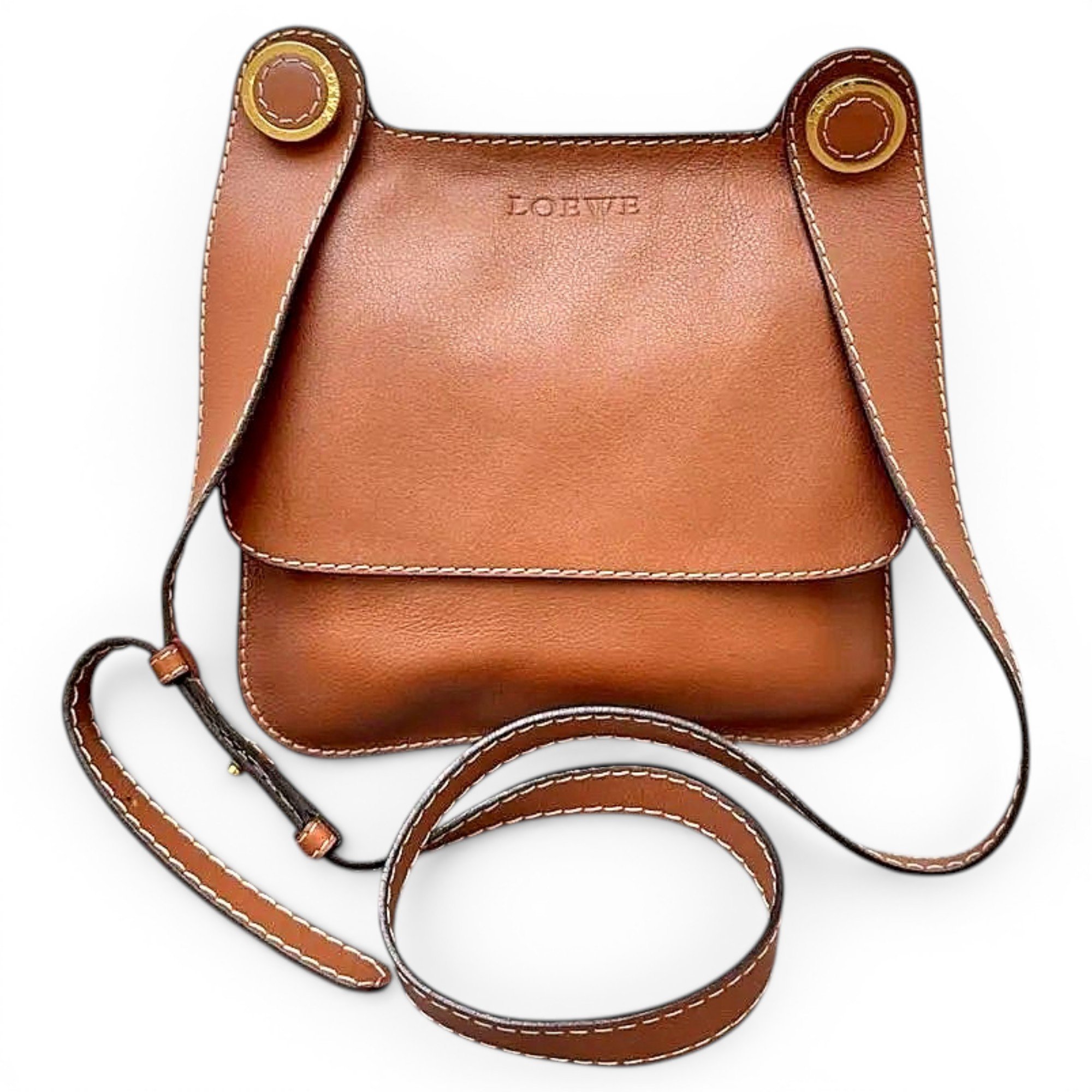 Leather crossbody bag