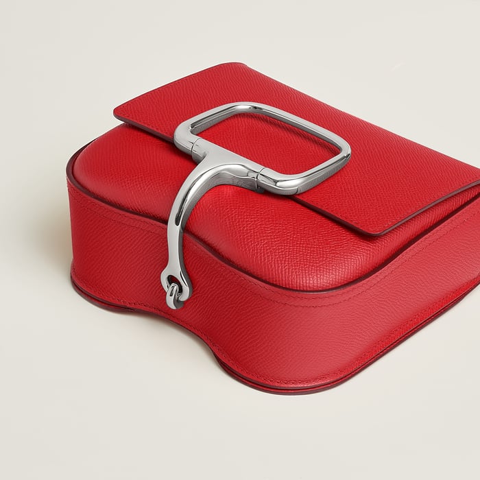 Rouge Radieux Hermès Della Cavalleria Mini Bag II