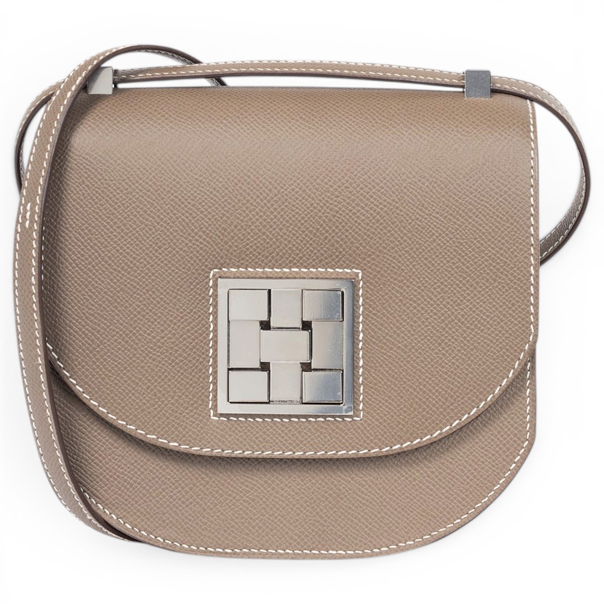 Mosaïque leather crossbody bag