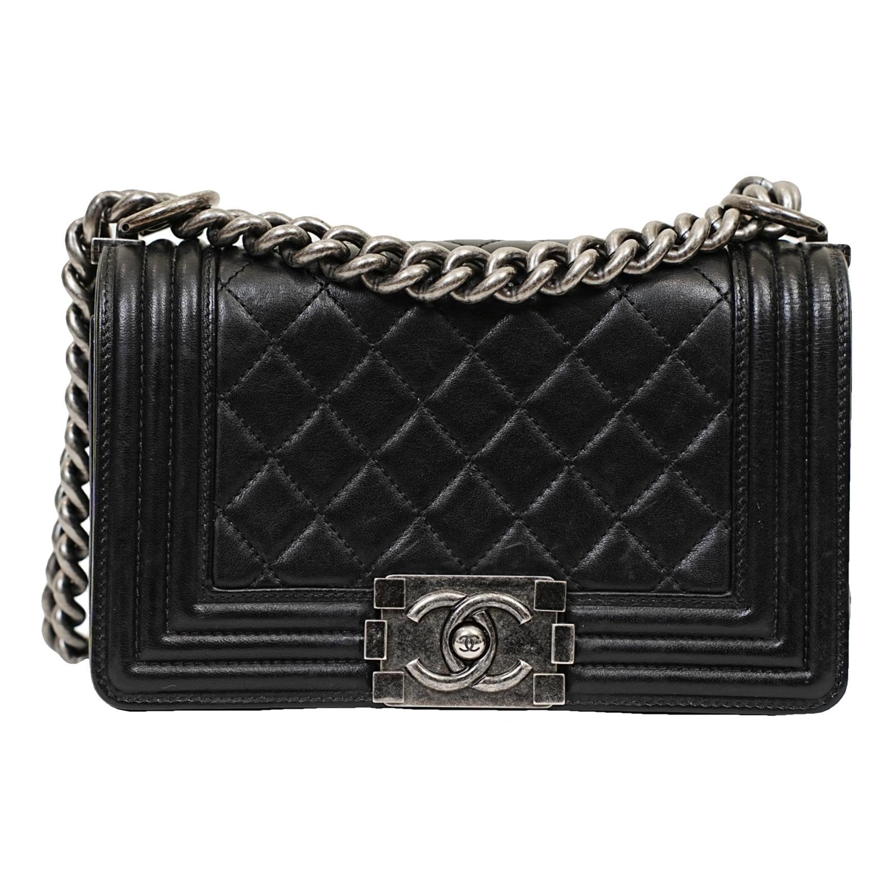 Boy leather crossbody bag