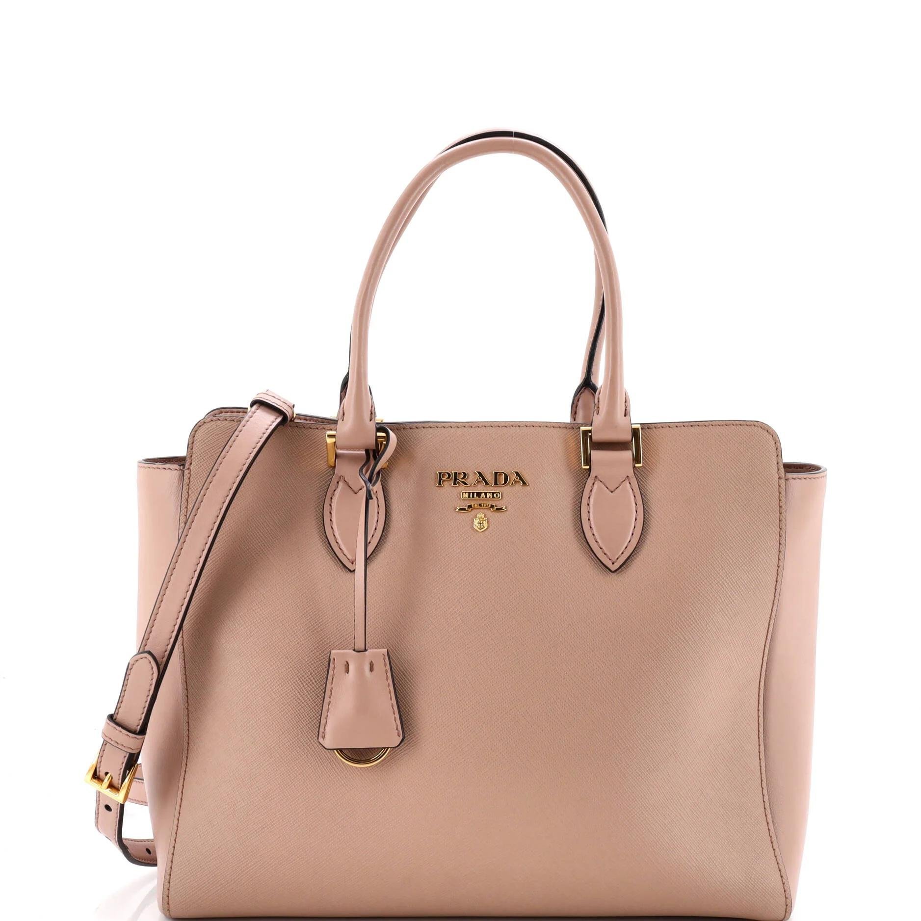 Leather tote