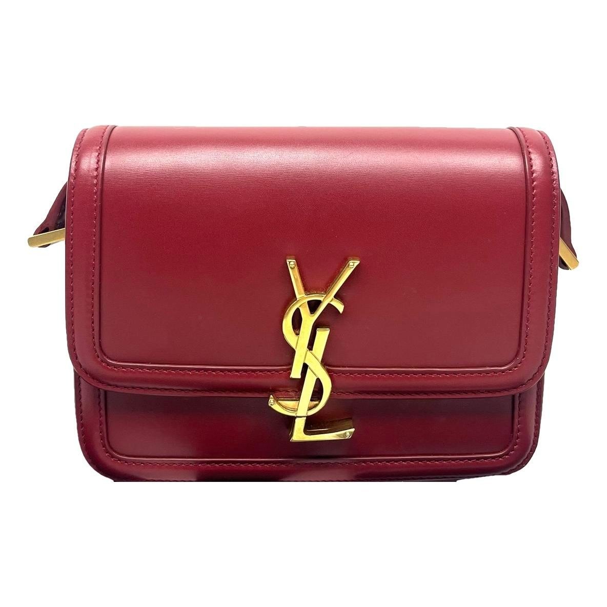 Solférino leather handbag
