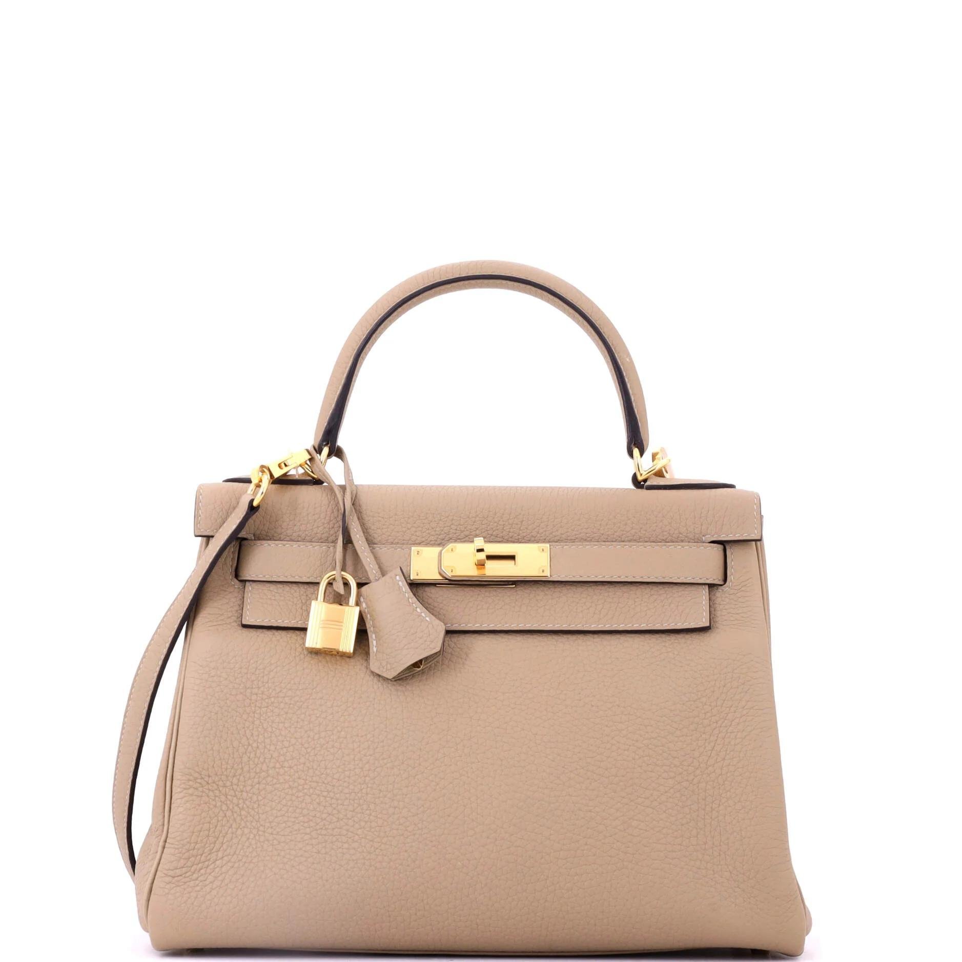 Kelly 28 leather handbag