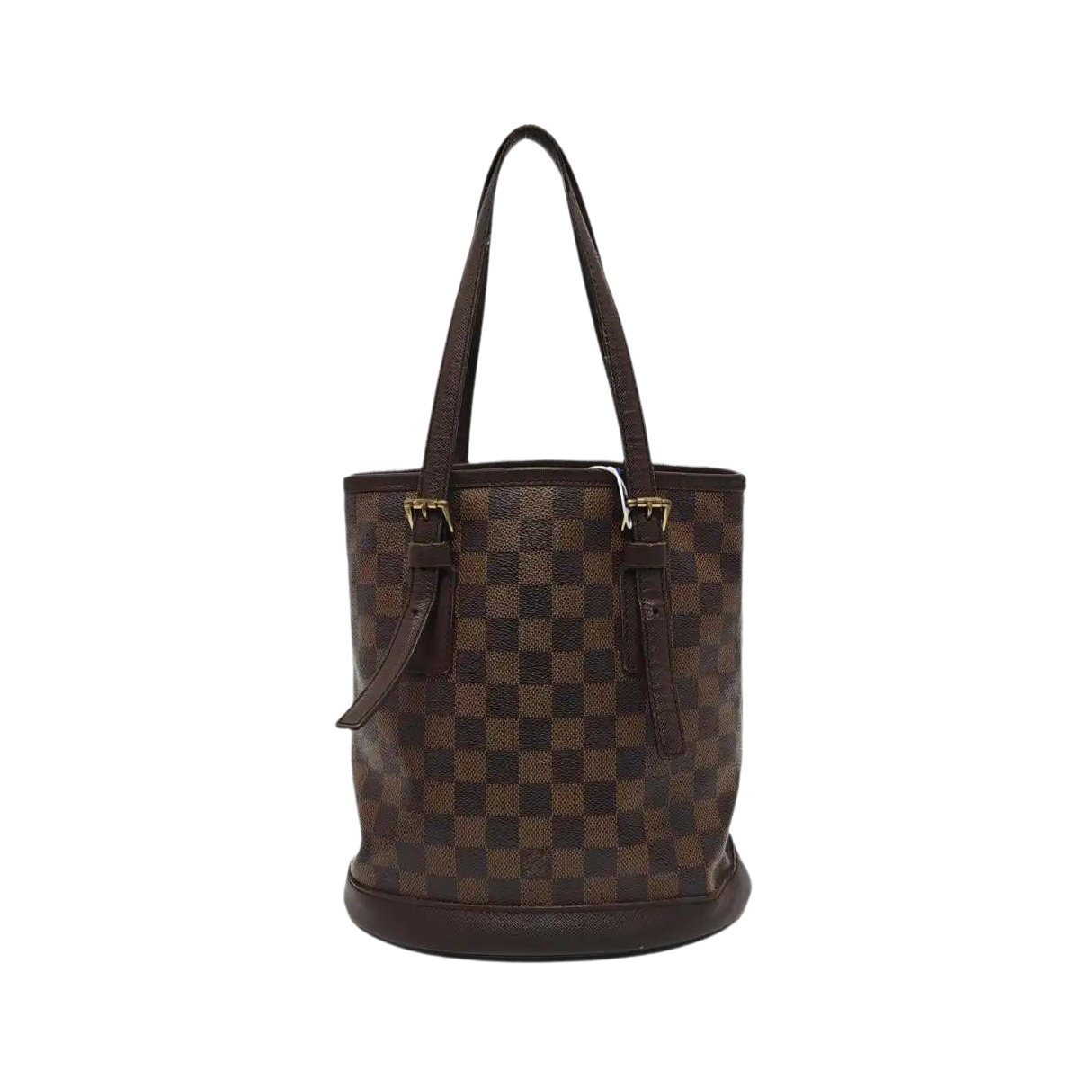 Bucket leather handbag