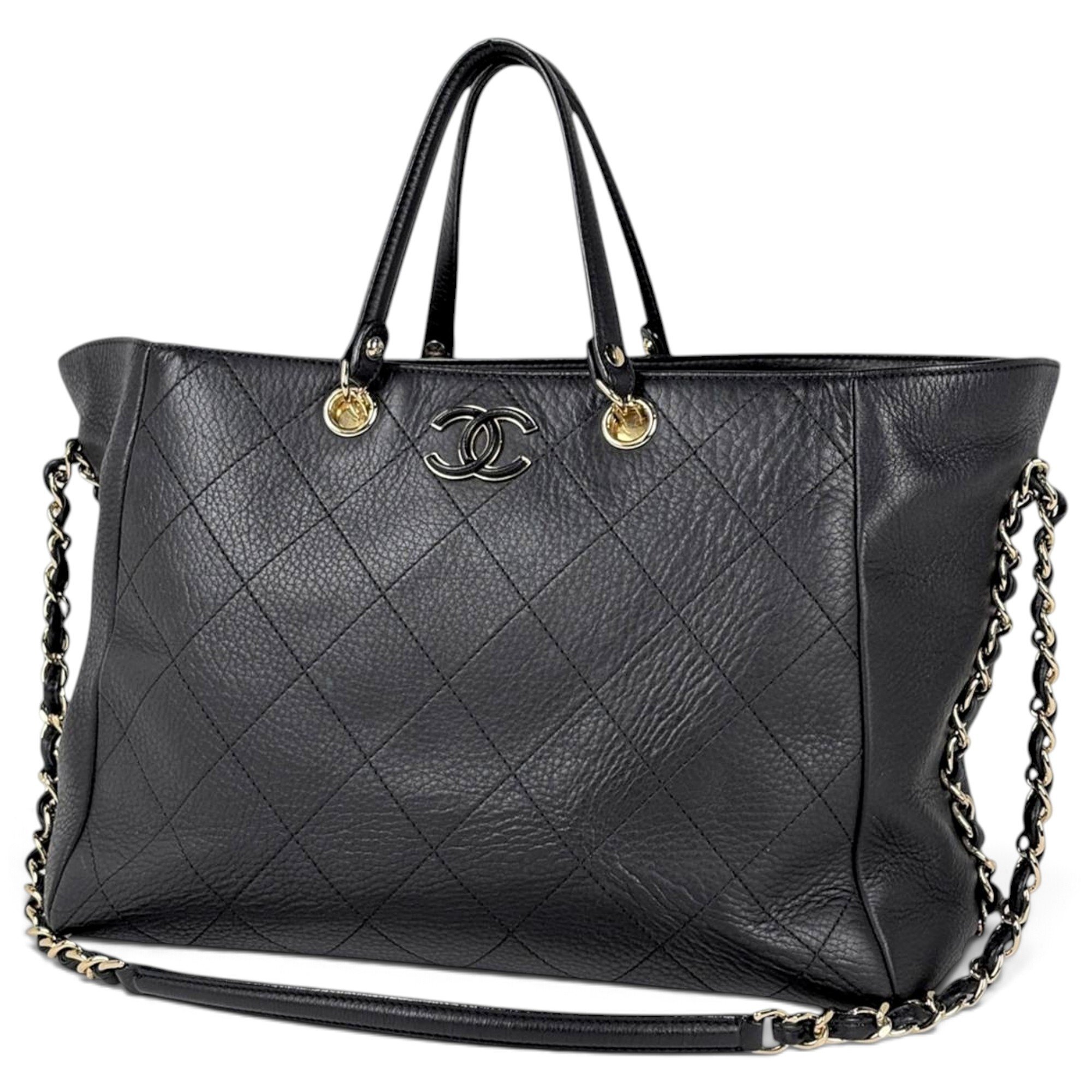 Petite Shopping Tote leather tote