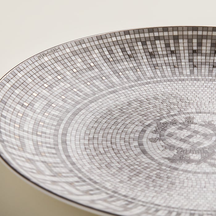 Sans Coloris Mosaique Au 24 Platinum Dessert Plate